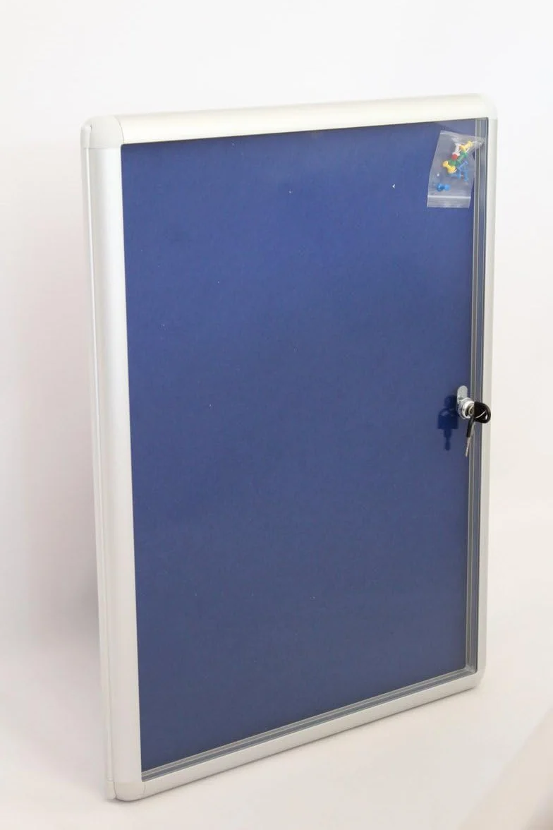 Vitrina DIN 8xA4 para información 67x93x3 cm montaje en pared
