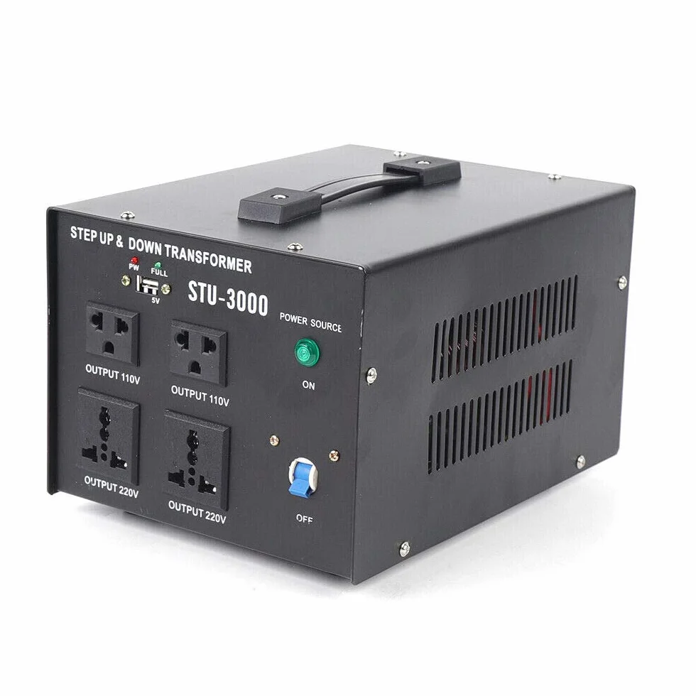 Convertidor de Voltaje, 3000w Transformador de Voltaje, 220v110v Step Up/Down Converter, Regulador de Voltaje