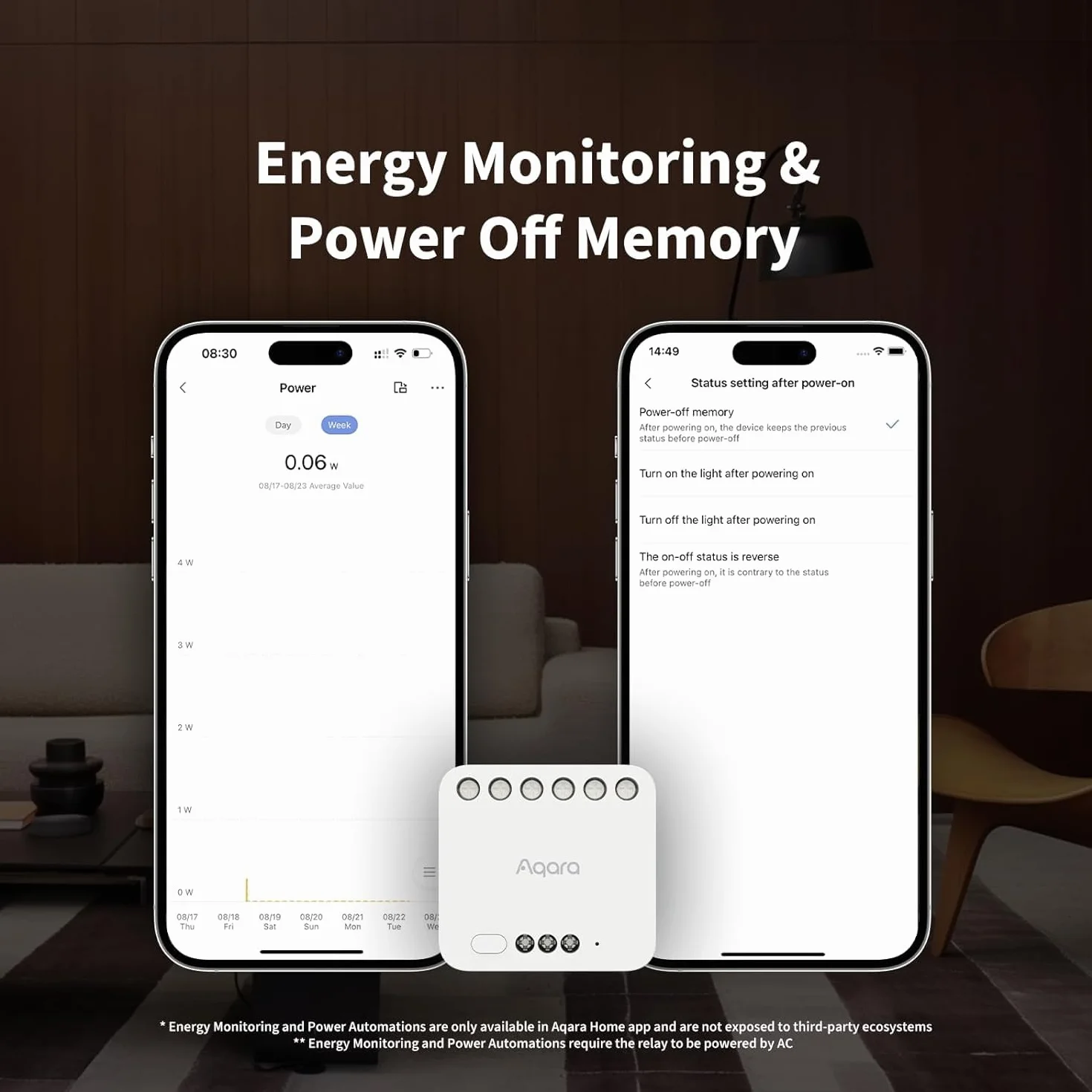 Aqara - Dual Relay Module T2 - Smart Control for Your Home