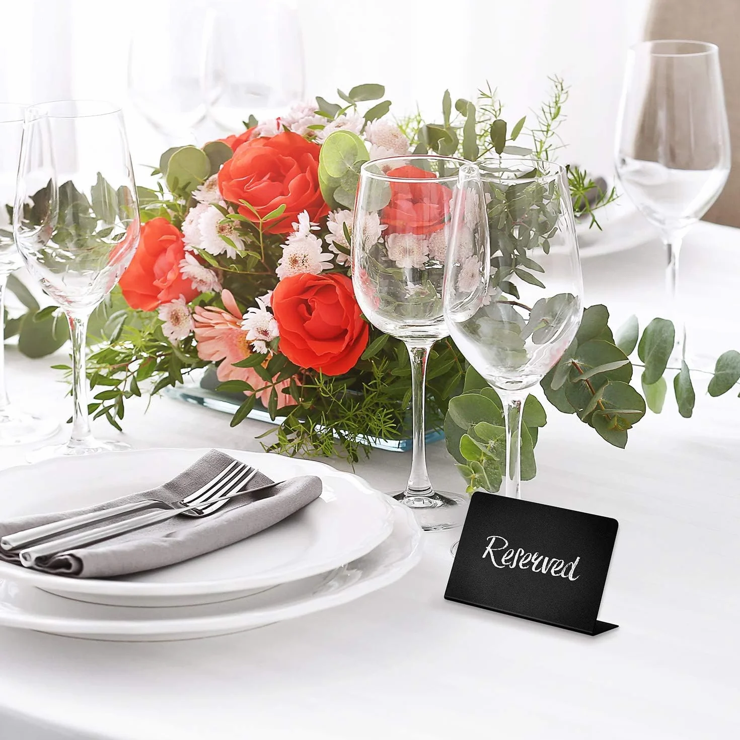 Pizarras Pequeñas Negras PVC 10x7,5 cm Reutilizables con Rotuladores para Buffet Panadería Fiestas