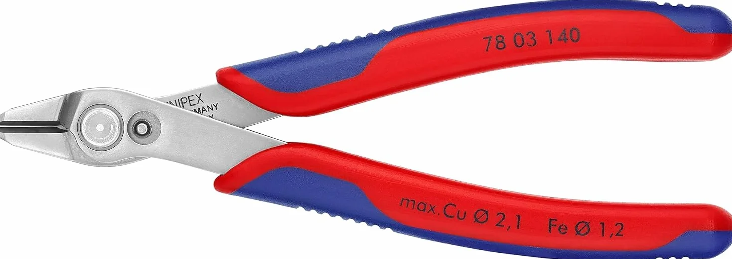 KNIPEX Electronic Super Knips XL con mangos multicomponente 140 mm, 78 03 140