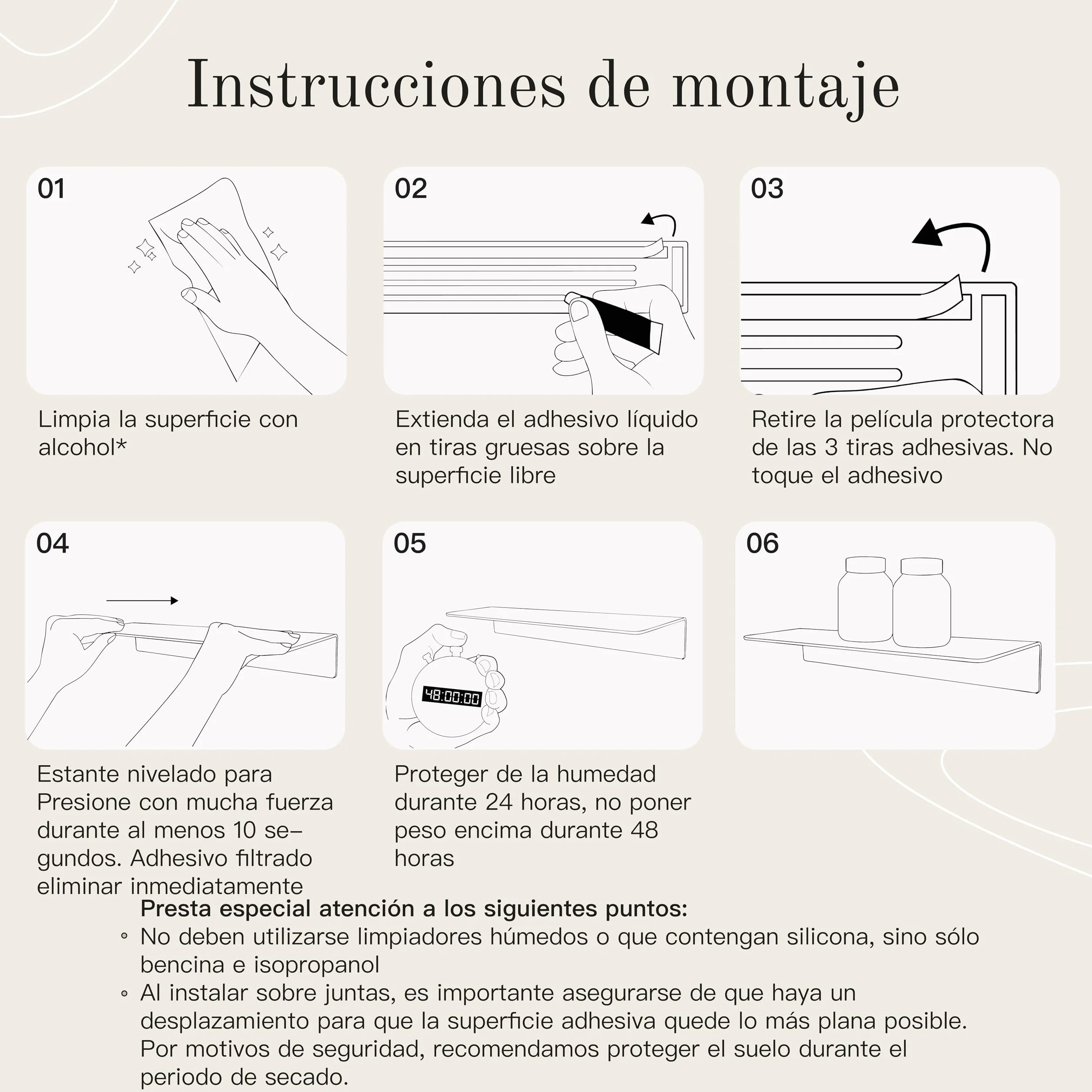 Design Hamburgo | Estantería de baño | Estantería de Pared (Negro Mate, 30 cm)