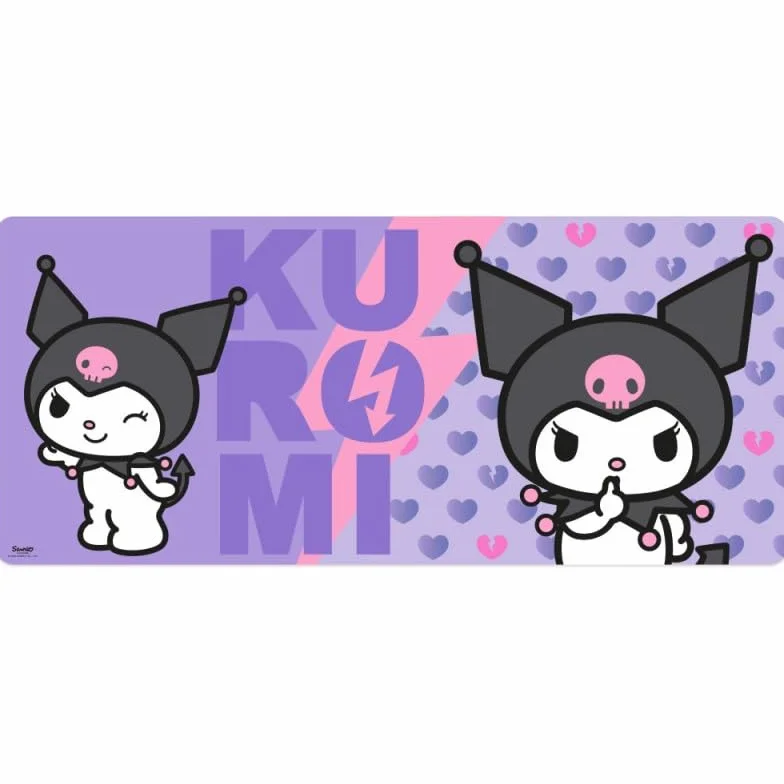 Kids Licensing - Alfombrilla de Escritorio Grande 80 x 35 cm de Kuroni, Tapete Gaming y Oficina, Regalo para Niñas y Fans de Sanrio