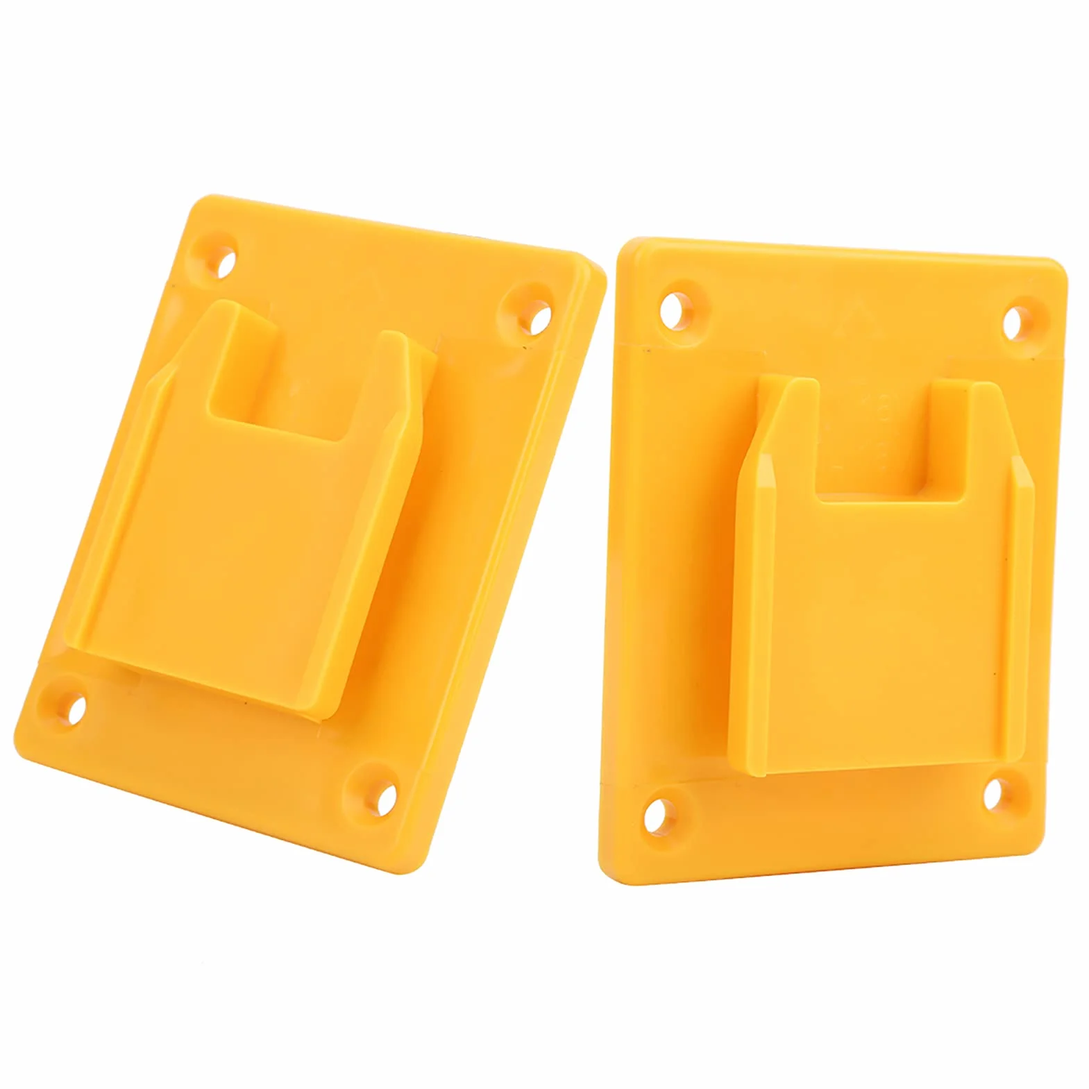 Fafeicy Base de Soporte de 2 Piezas, Base de Soporte de máquina de Herramientas eléctricas, Adecuado para M18 18V/DEWALT 20V(Amarillo)