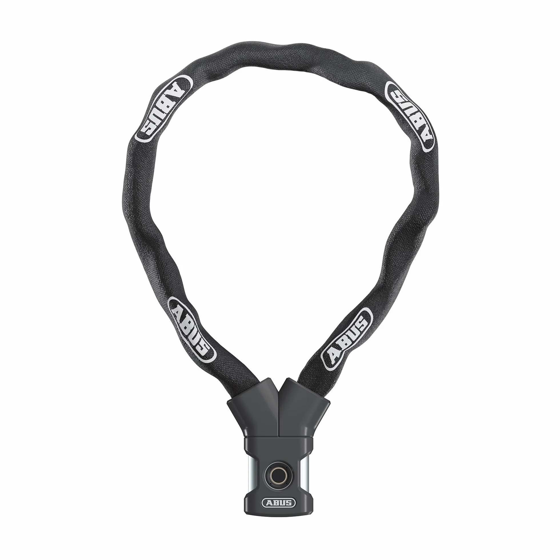 ABUS YARDO 7807F - Candado de cadena con sensor de huellas dactilares, apertura sin llave mediante huellas dactilares, resistente a la intemperie, candado para asegurar objetos, 85 cm de longitud