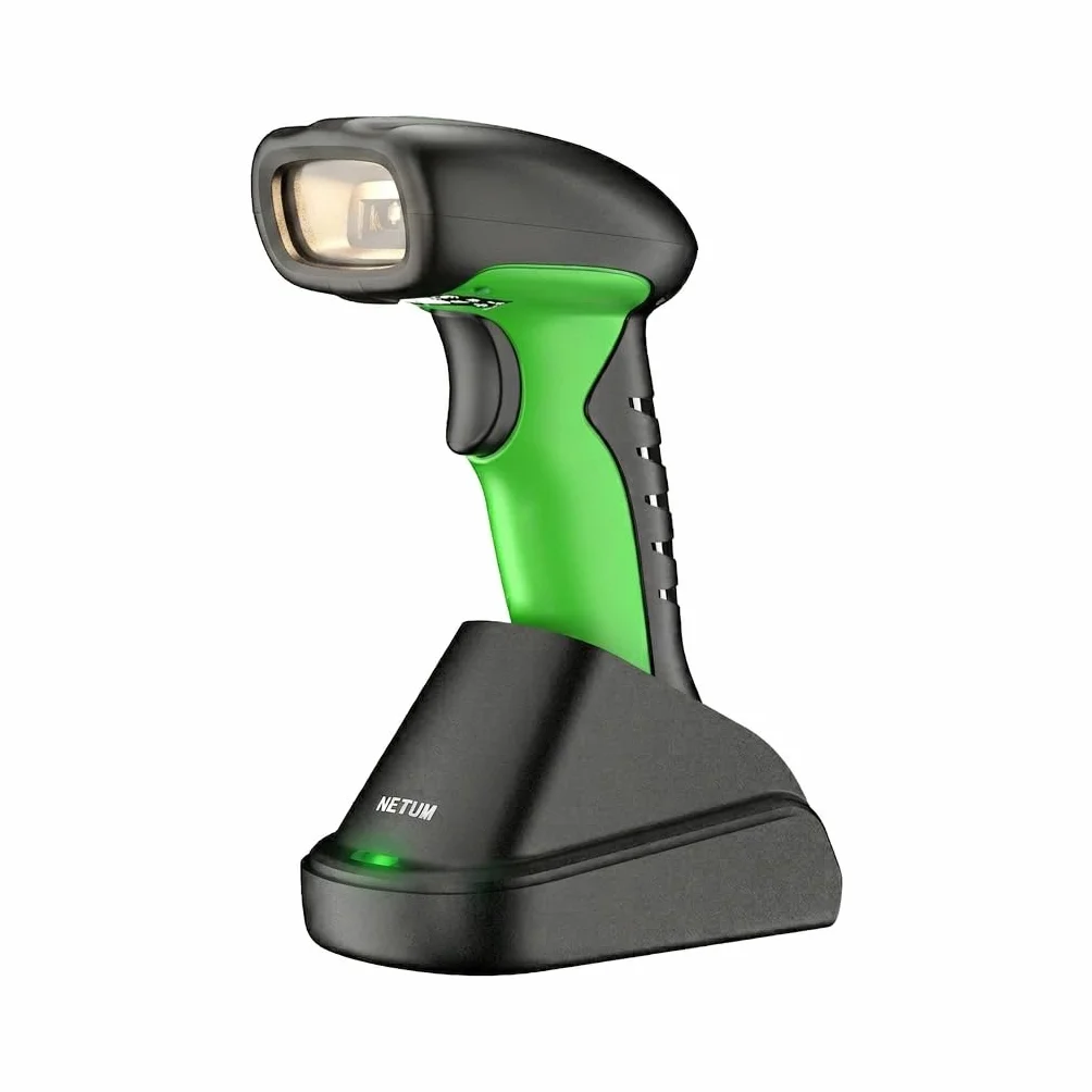 NETUM Escáner de Código de Barras Industrial 2D Bluetooth NT-1950 Lector Inalámbrico 1D 2D 2600mAh