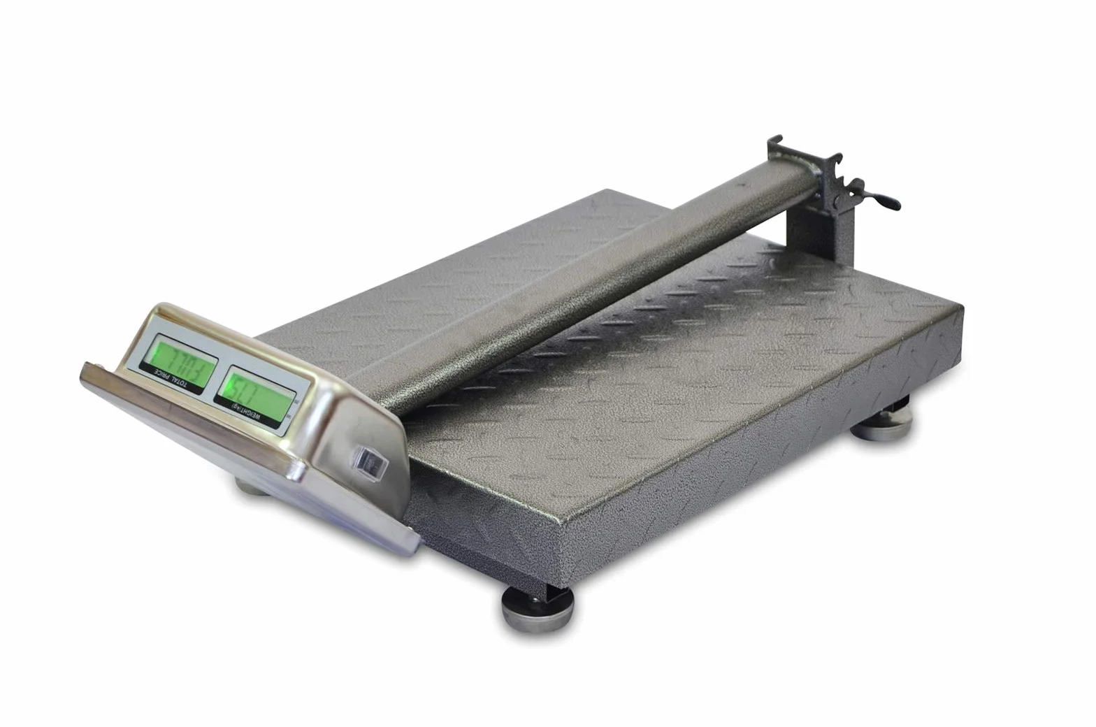 Báscula Industrial 300kg/50g 40x50cm Pantalla LCD Digital Plegable Acero Tratada Térmicamente