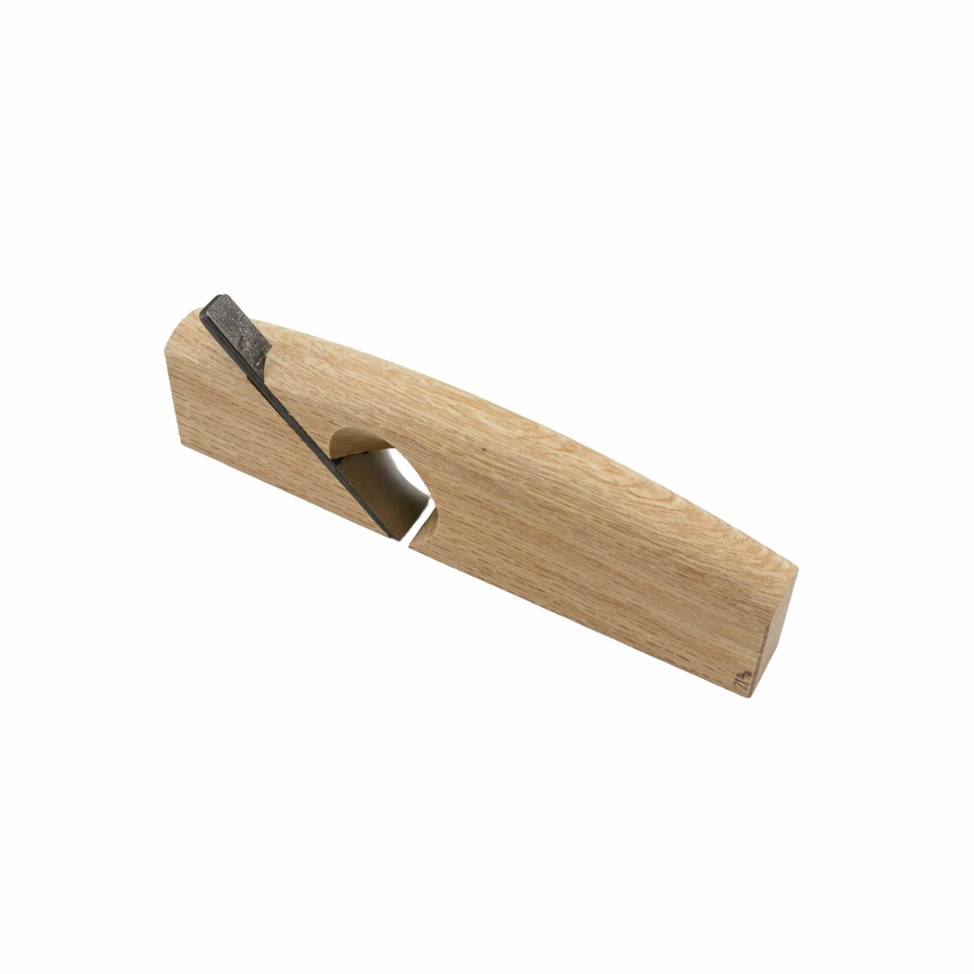 Cepillo manual japonés Wazakura, acero al carbono, cepillo de bloque manual de 18 cm, acabado en madera natural, herramienta para trabajar la madera (21mm)
