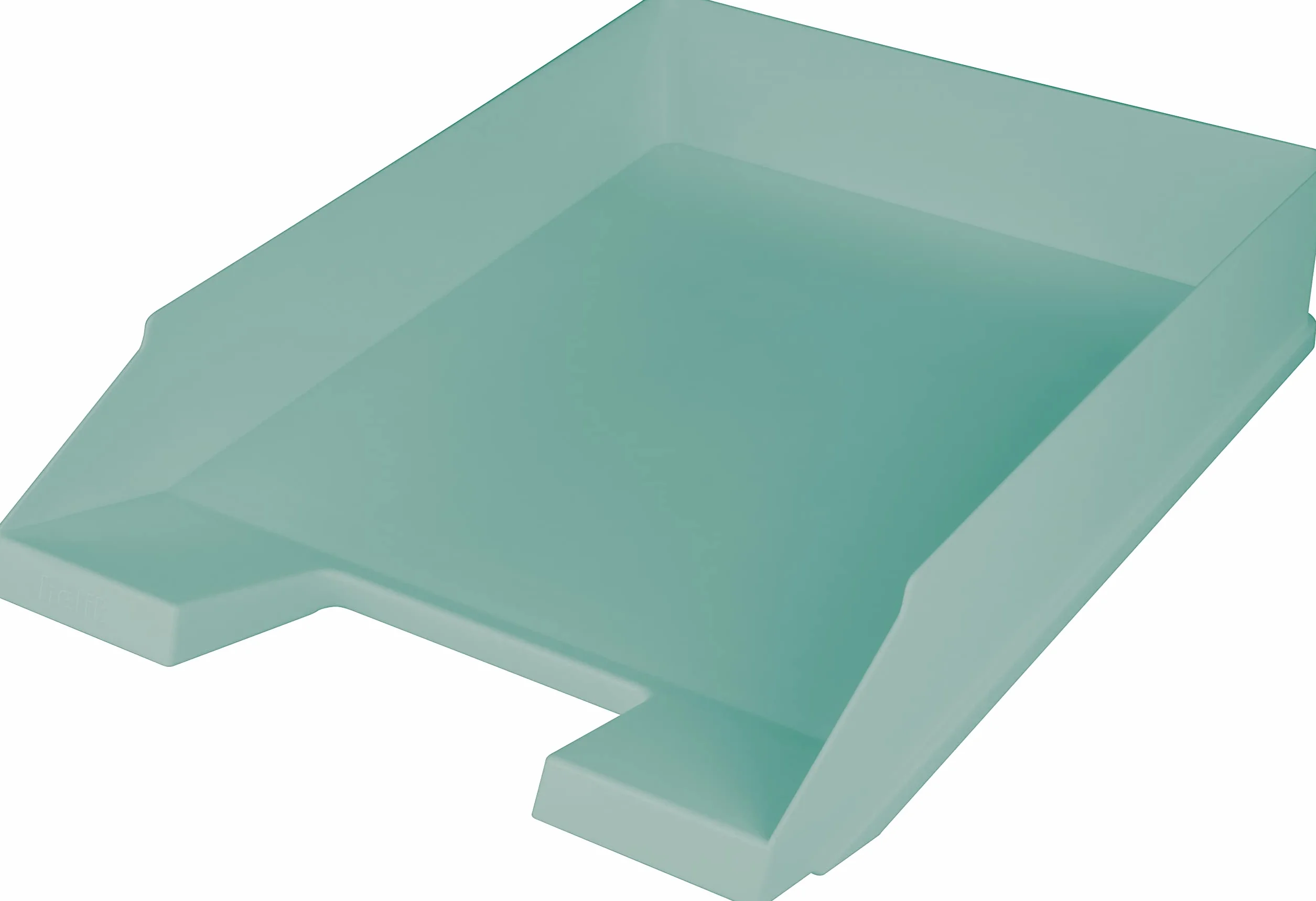 helit Bandeja de cartas el pentagrama verde DIN A4-C4 5 piezas turquesa compartimentos apilables de plástico reciclado