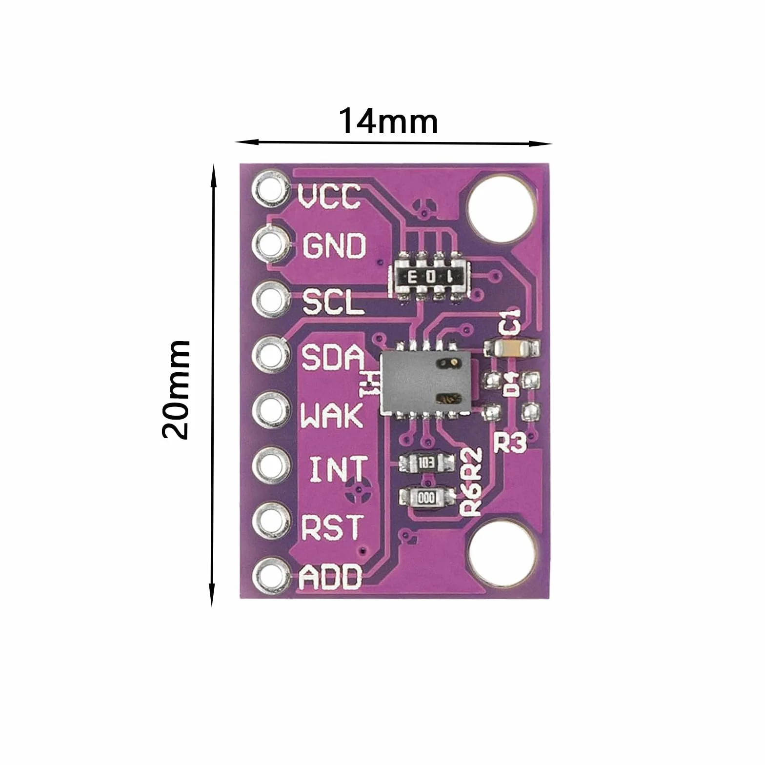 CCS811 Carbon Monoxide CO VOCs Air Quality Sensor Module Digital Low Power