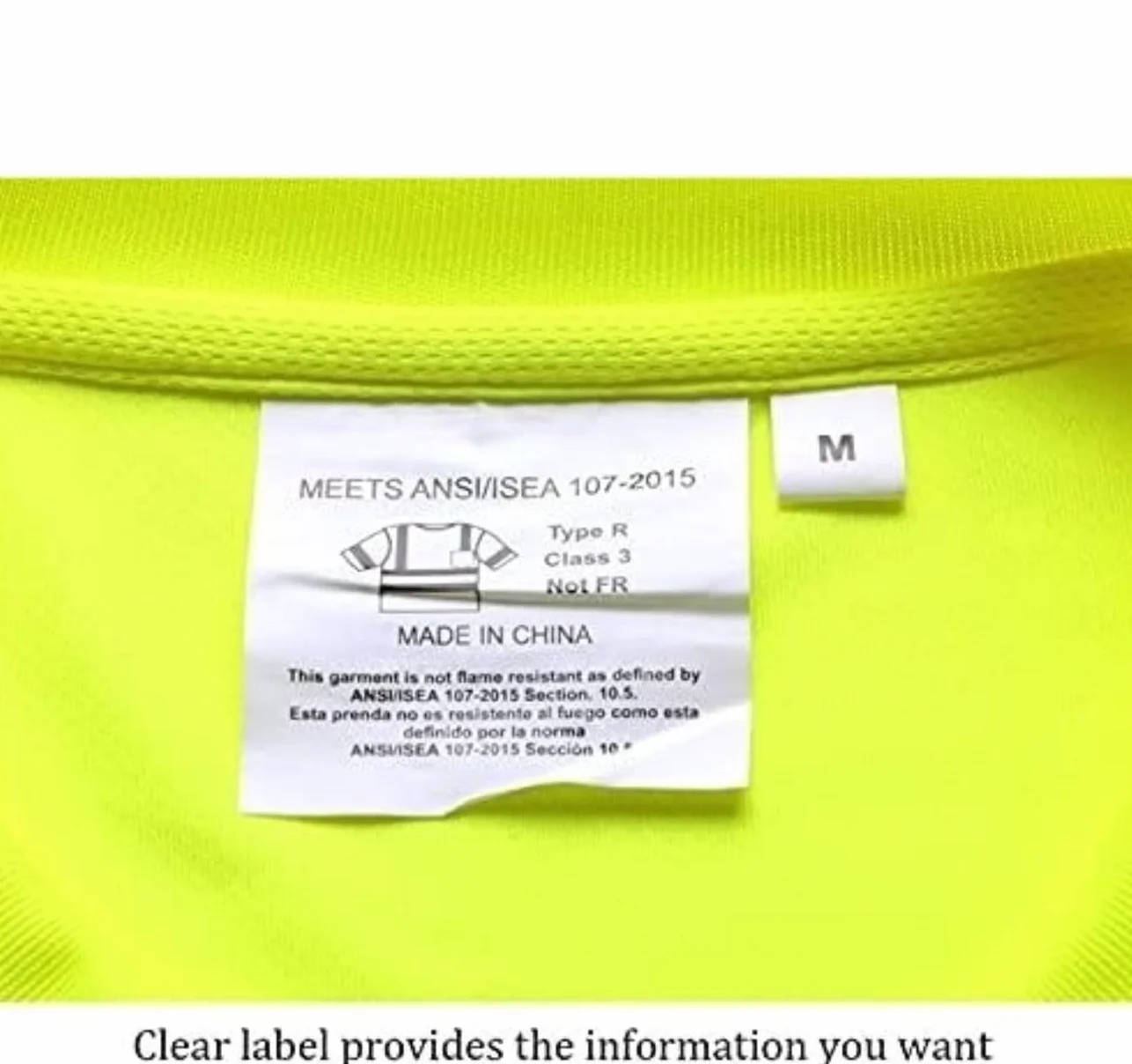 Ropa De Seguridad Chaleco De Seguridad Reflectante Alta Visibilidad Camisas Trabajo Chalecos Rayas Reflectantes para Hombres con Tiras Reflectantes(Large)