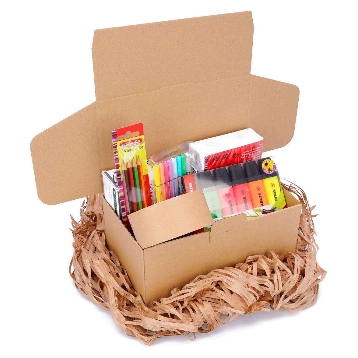verpacking Cajas plegables 250 x 150 x 100 mm marrón (dimensiones exteriores 258 x 158 x 105 mm) WP 30 caja de envío caja DHL Hermes DPD GLS embalaje (50 unidades)