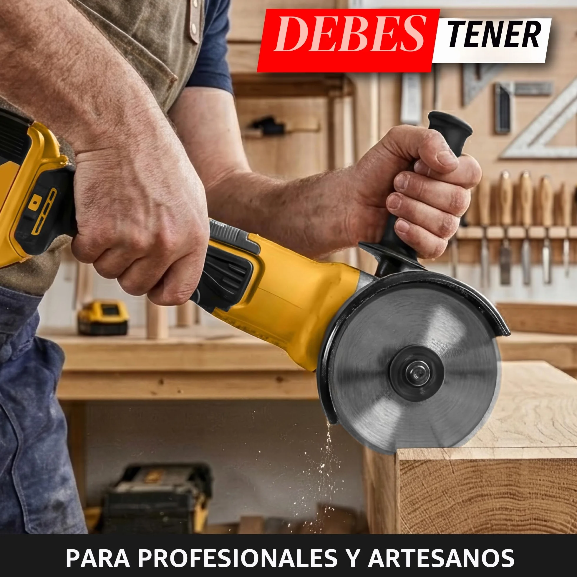 GRAFF Hoja de Sierra Profesional - Hoja de Sierra Circular de 115 mm para Madera, Madera Contrachapada, Plástico, Laminado, Paneles de yeso - Disco Sierra Circular Superfino de 2 mm