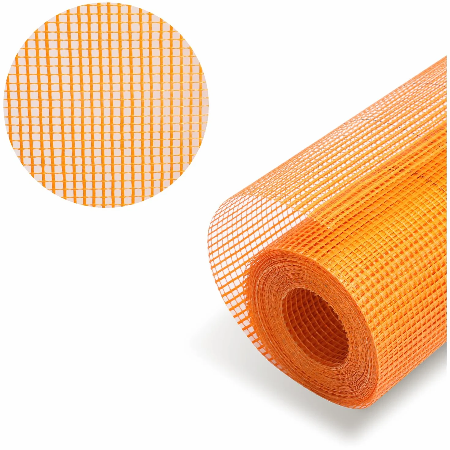 Malla de refuerzo exterior de fibra de vidrio, 160 g/m², rollo de 50 m, 1 m de ancho, tela de yeso y cinta de tela para interior y exterior, refuerzo de fibra de vidrio para revestimiento de