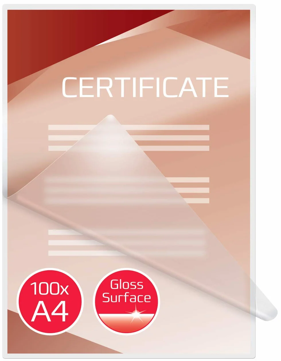 Rexel GBC Carteras de Plastificación A4 125 micras Pack 100