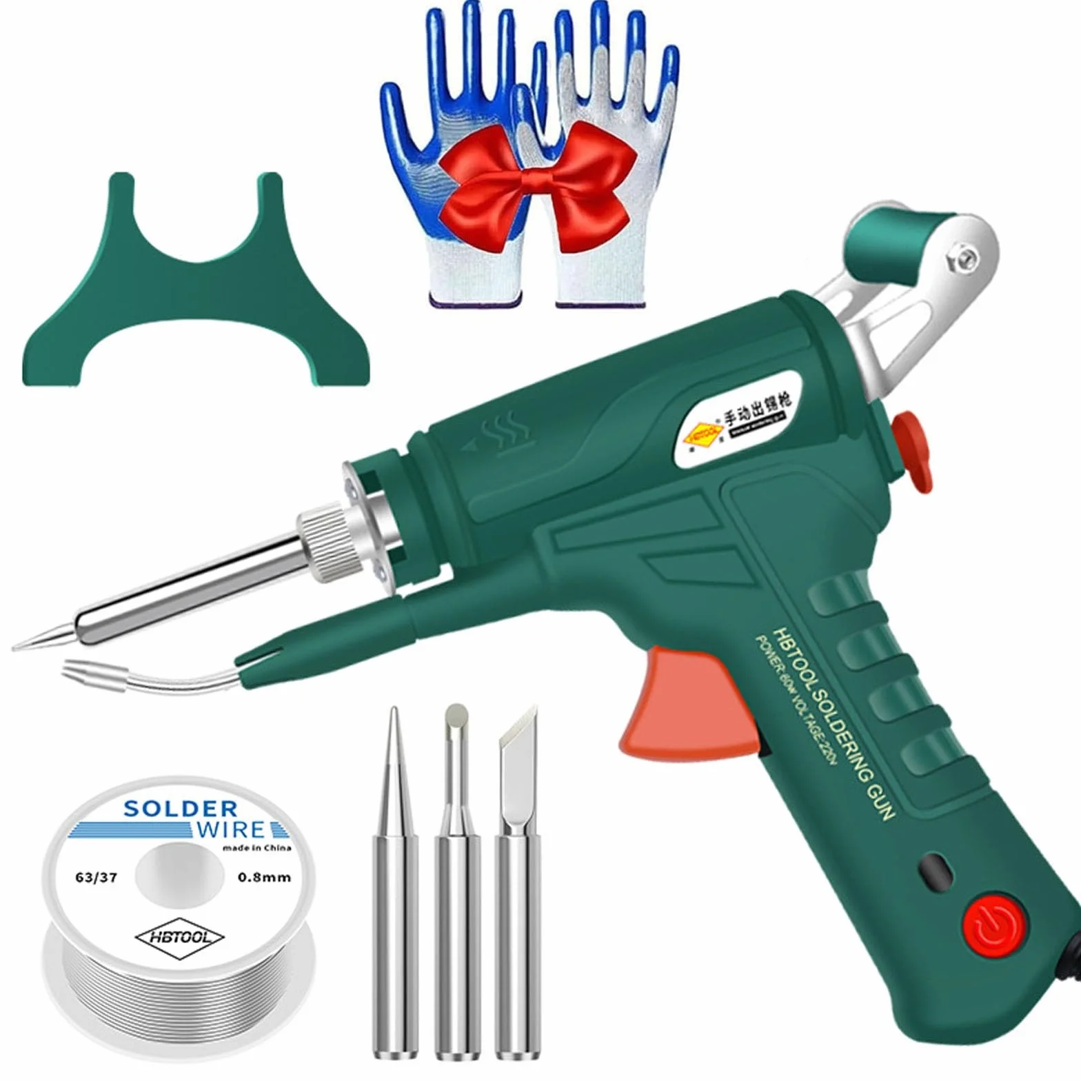 Herramientas de soldadura láser industrial con calentamiento interno, juego de pistola de soldar multifunción, soldador automático con cable de calentamiento interno, soldador portátil for bricolaje i