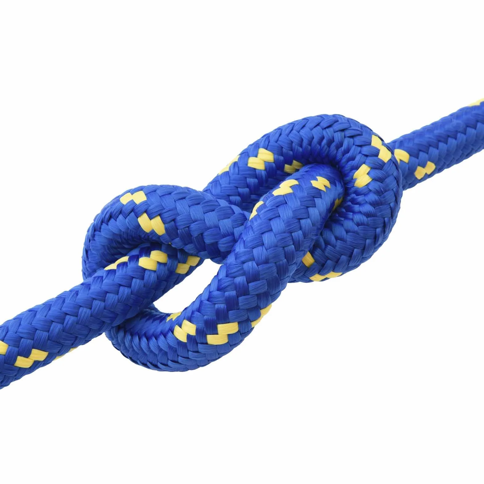 Cuerda para barco de polipropileno, 5 m de longitud, 3 cm de diámetro, color azul, resistente, resistente a la intemperie, para barco, vela, camping, exterior, versátil, para asegurar y anudar
