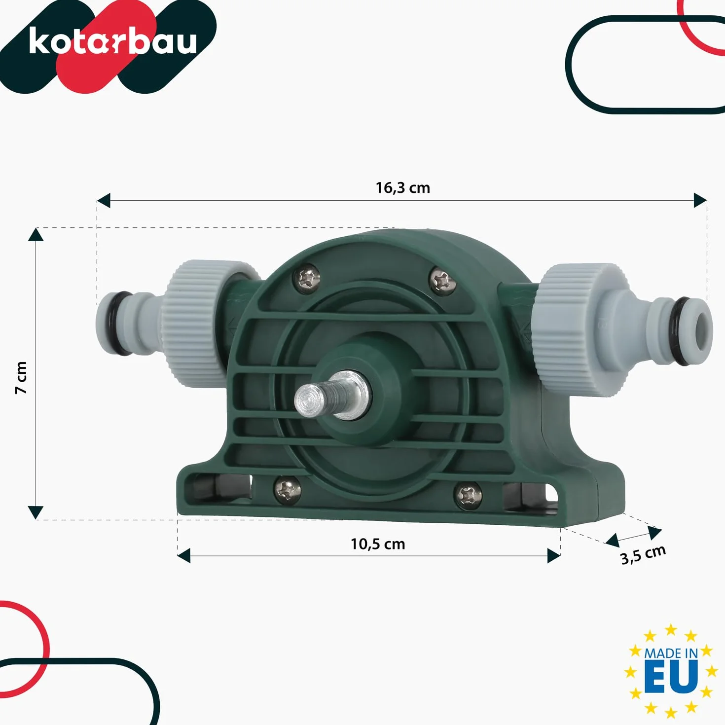 Bomba para Taladro KOTARBAU hasta 4200 ml/min, Bomba de Trasvase de Agua, Gasoil, Aceite