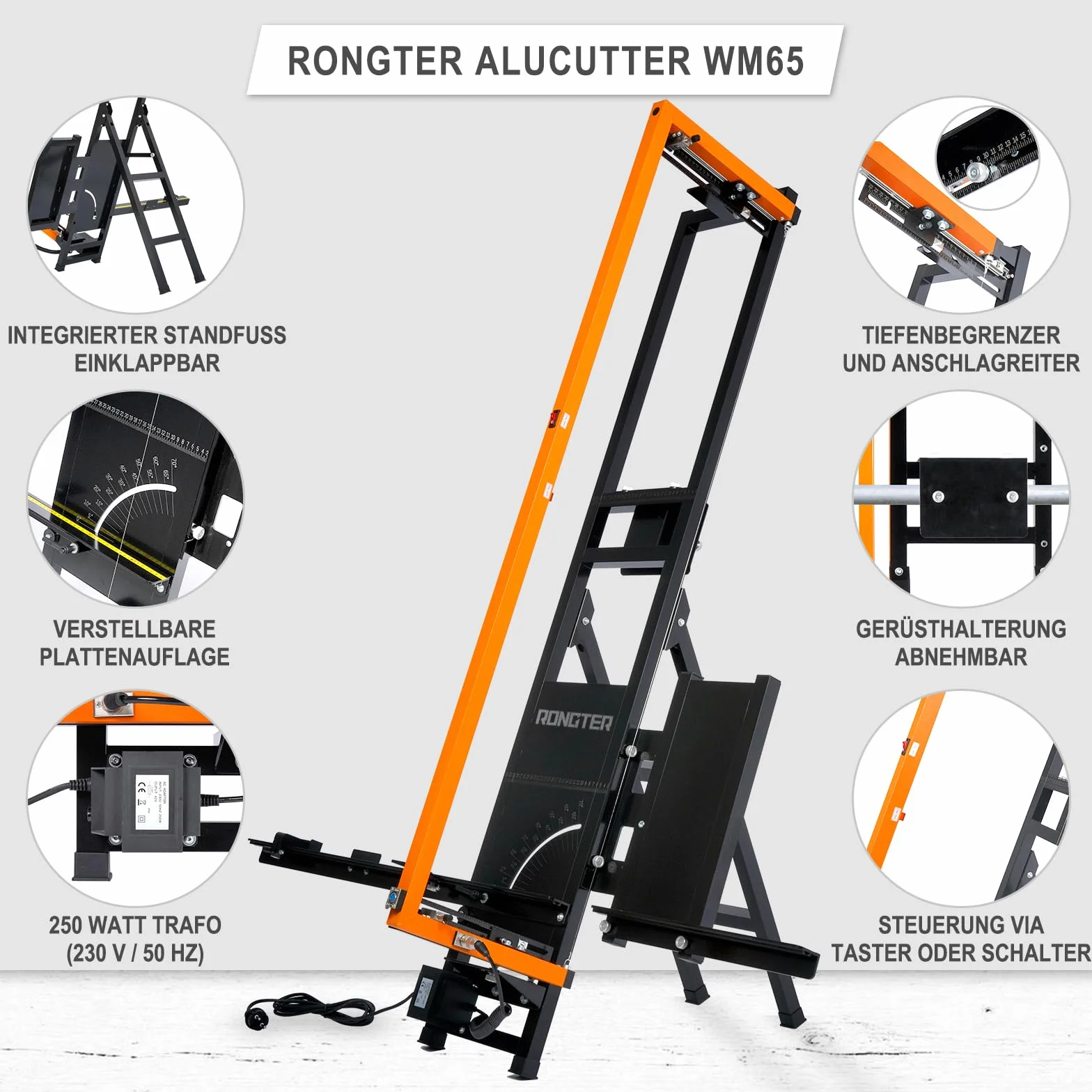 Cortador de poliestireno M6, con carcasa de aluminio soldado, 250 W de un cortador de alambre caliente de alta precisión, tamaño máximo de corte 1350 x 330 mm, incluye 10 cables de corte