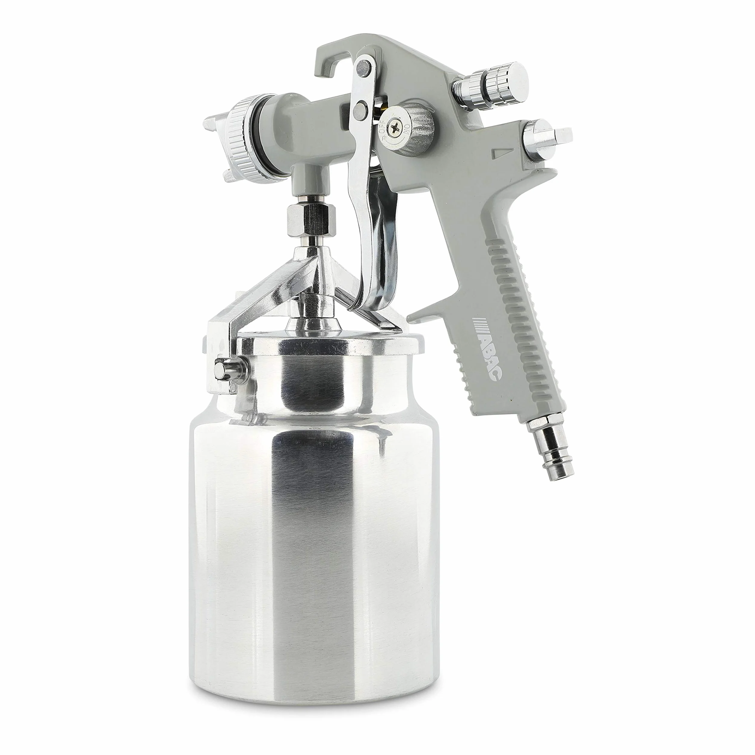 ABAC Pistola Pulverizadora de Pintura G-551A - Recipiente de Pintura de Aluminio de 1 L - Boquilla de 1,5 mm
