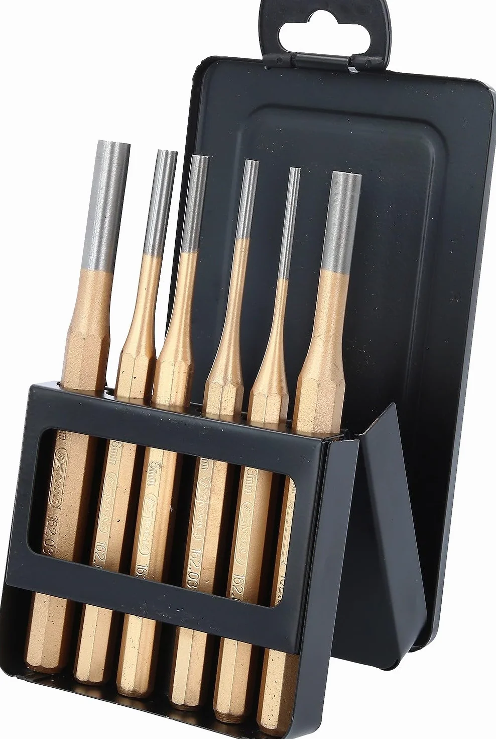 KS Tools 162.0370 - Pack de 6 piezas con punzones