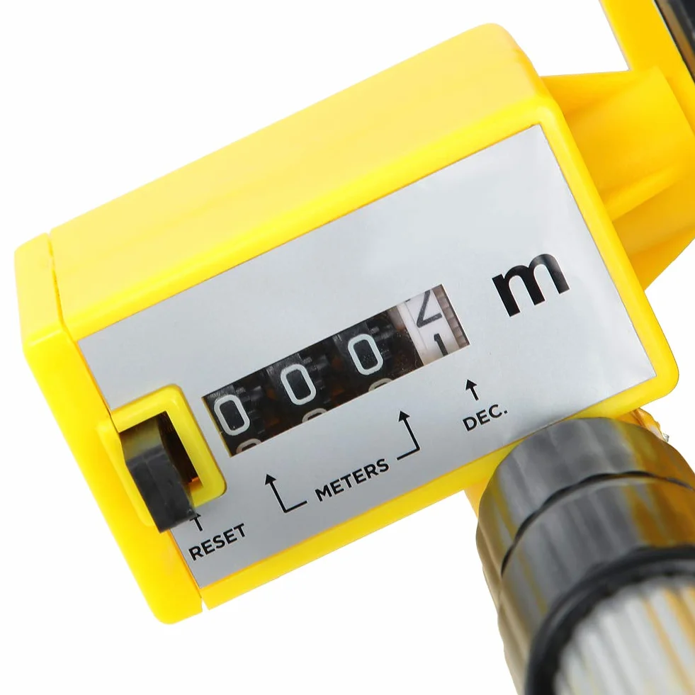Medidor de Distancia de Cinta métrica de Rueda de medición de Distancia Ajustable Medida DE Cinta para Caminar en Interiores hasta 999,9 m para Exteriores