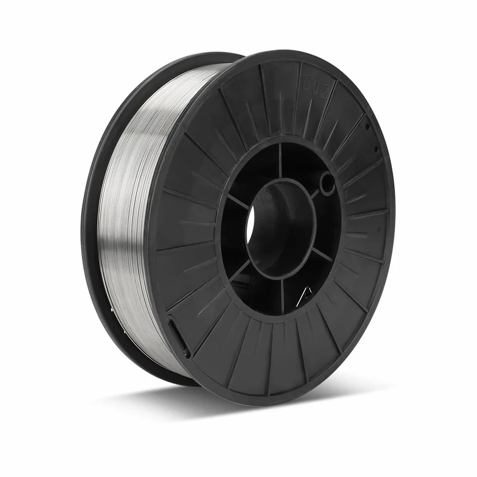 Hoteche Alambre de relleno de 5 kg de 0,8 mm, uso sin gas, flux-cored, caja de color
