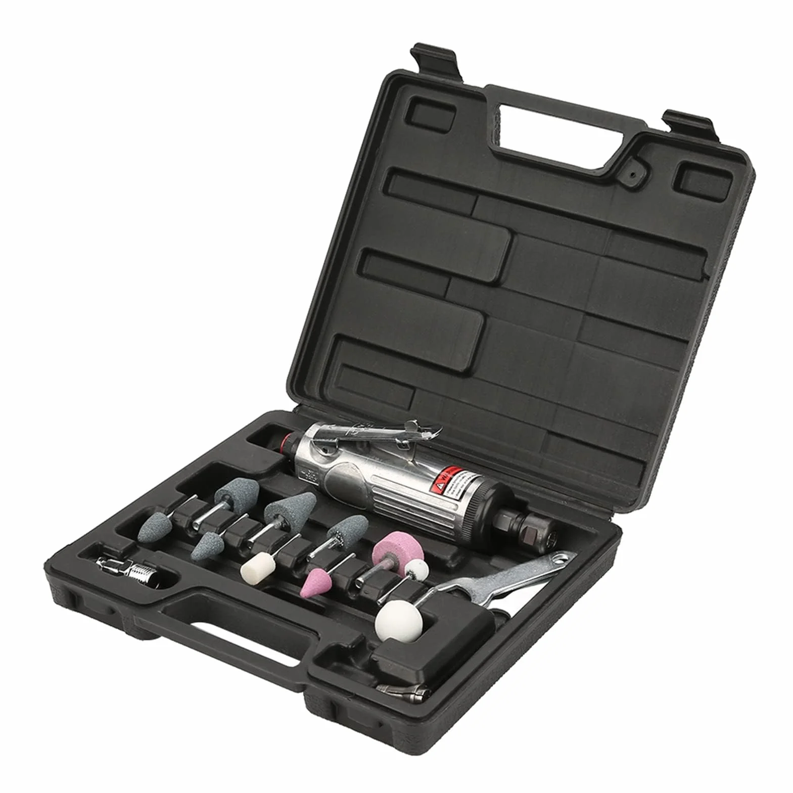 Kit de Troqueles de Máquina de Molienda Pulidora Neumática de Metal Lijadora neumática Amoladora de pulido de máquina Lijador de Aire Orbital Aleatorio