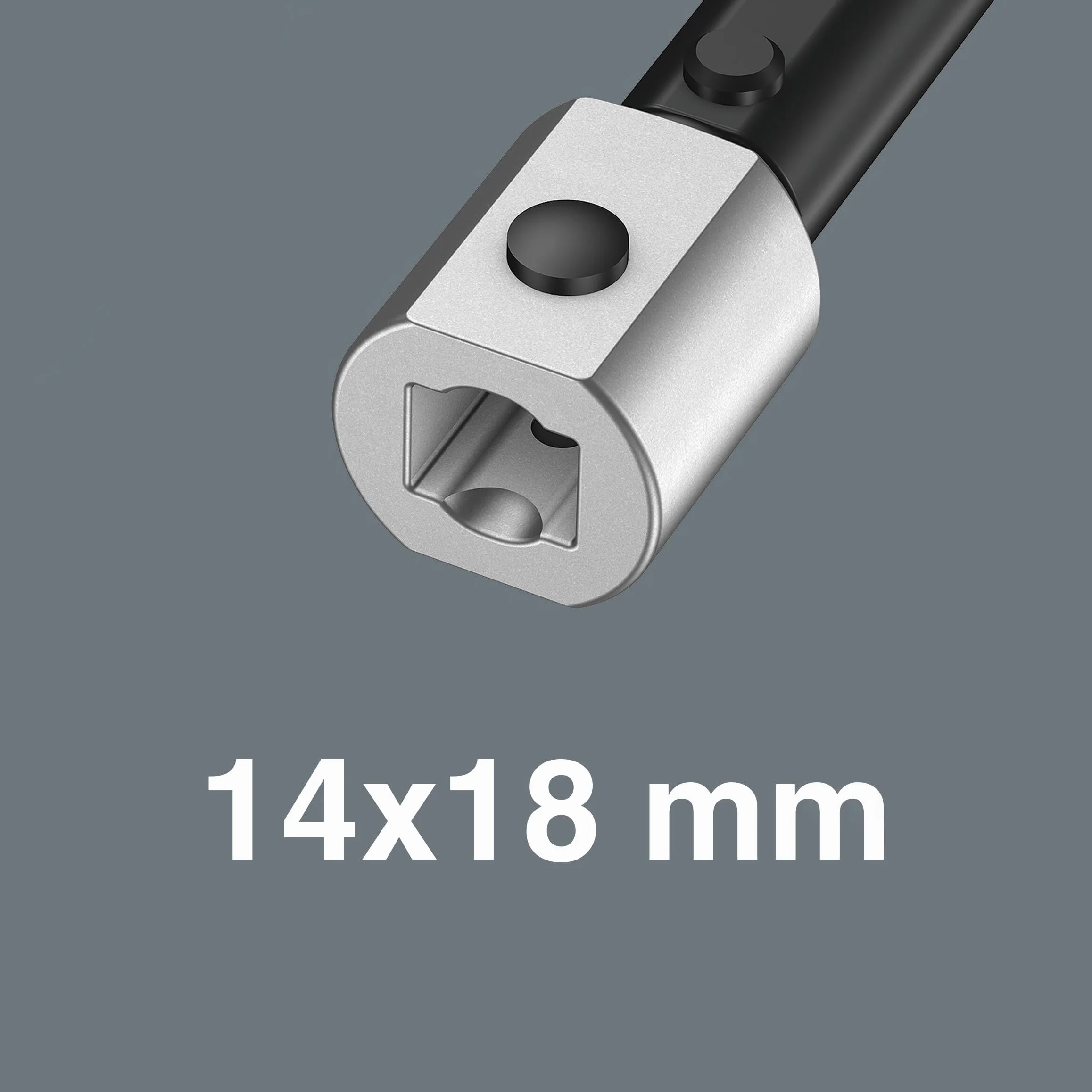 Wera 05075657001 Click-Torque X 7 Llave dinamométrica para herramientas enchufables, 10-100 Nm, 14x18 x 10-100 Nm