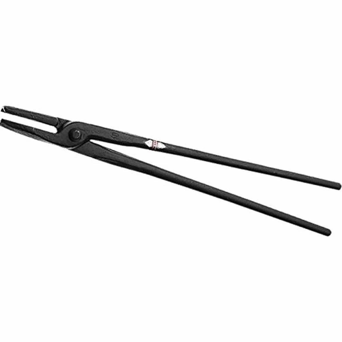 PICARD Tenazas de forja Nr. 48 400 mm | Tenaza de boca redonda en acero C35 | Herramienta artesanal para trabajos precisos | Para herrero | Agarre seguro material redondo | Acero C35 muy resistente