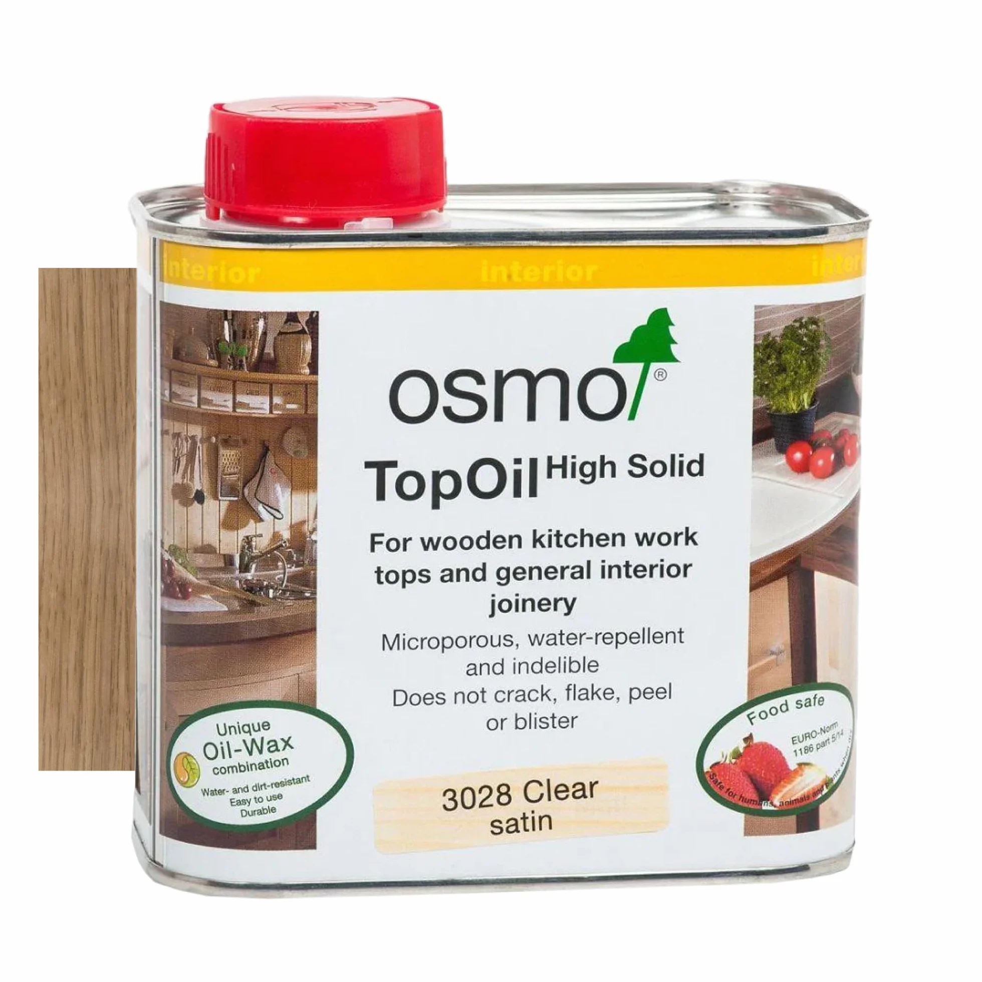 Osmo – 3028 0,5 L Top Oil– Claro satinado.