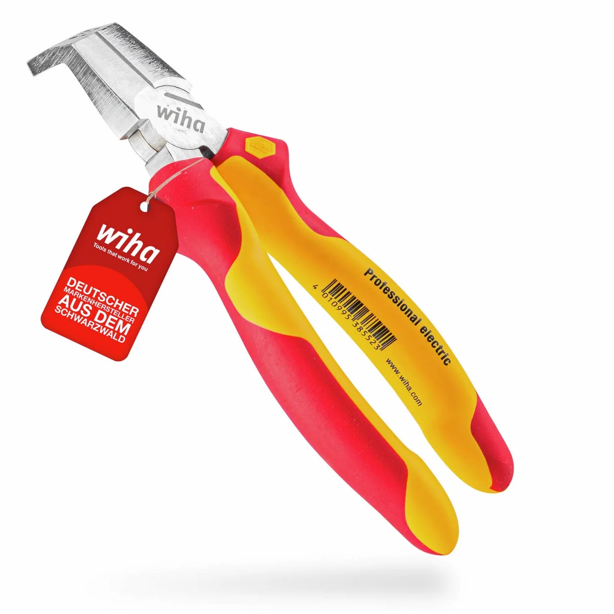 Wiha Alicates de instalación TriCut Professional electric 170 mm, 7" (38552)