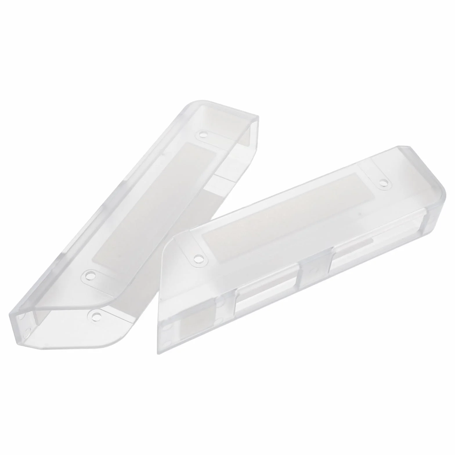 BETOOKY Soporte para Báscula de Pared, Organizador de Pared, 1 Par, Acrílico, Baño, Gimnasio, Ducha