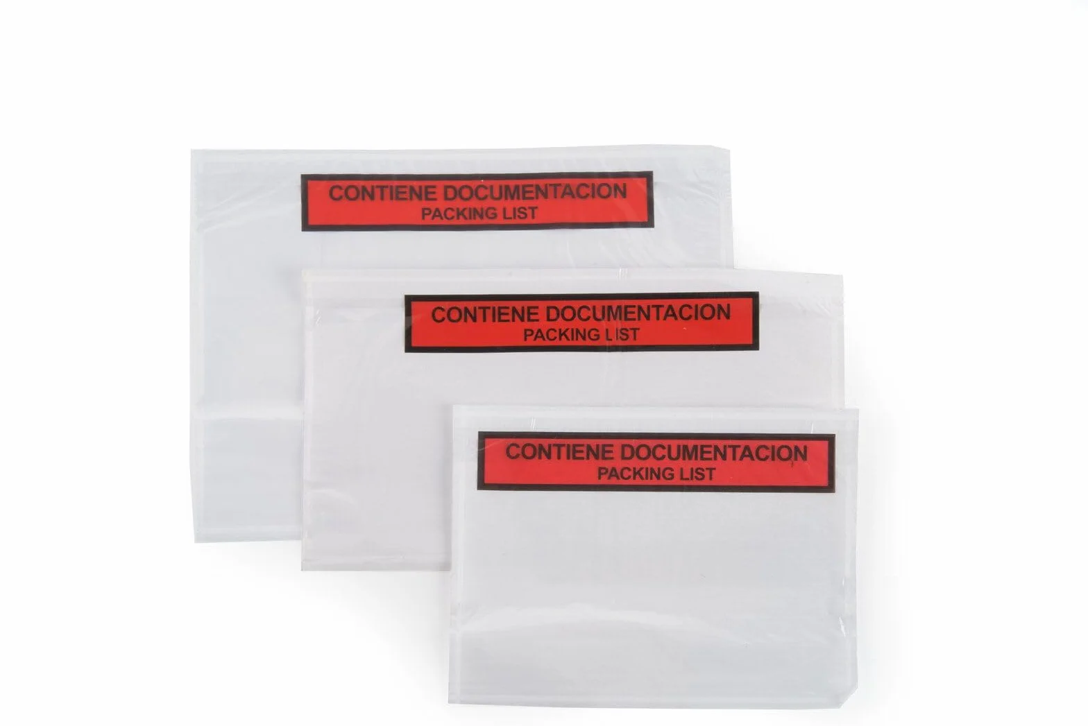 Sobres PACKING LIST- Sobres Portadocumentos Transparente (Contiene Documentación) (240x140mm, 100.0, unidad)