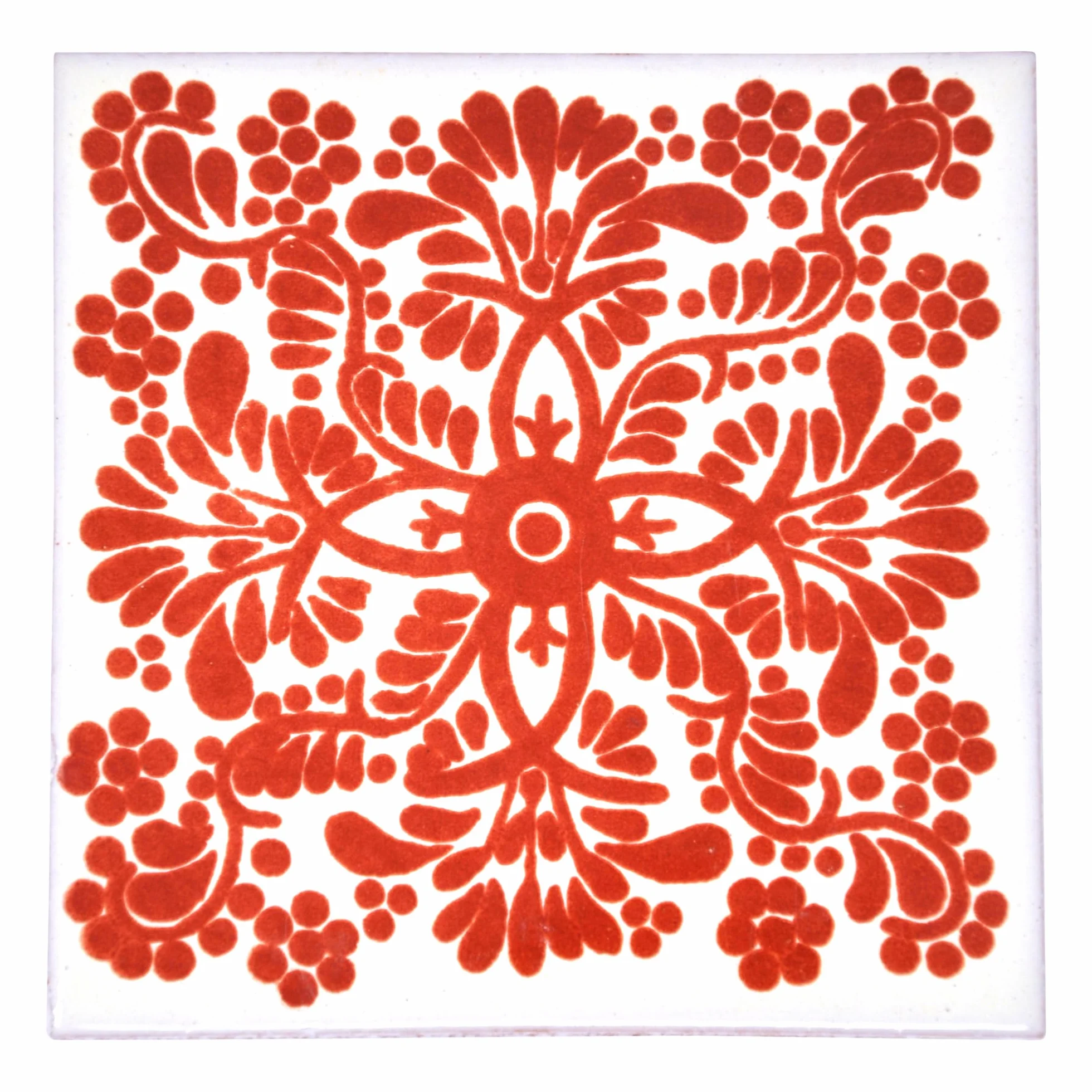 Tumia LAC Azulejos Mexicanos Artesanales de Talavera de 10.5cm