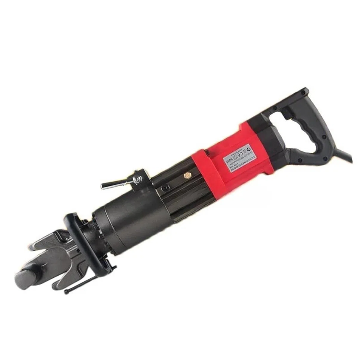 Cortador de varillas de refuerzo, Dobladora de acero eléctrica portátil HRB-16A, dobladora hidráulica varillas refuerzo, diámetro barra flexible: 4-16 mm, 1 unidad