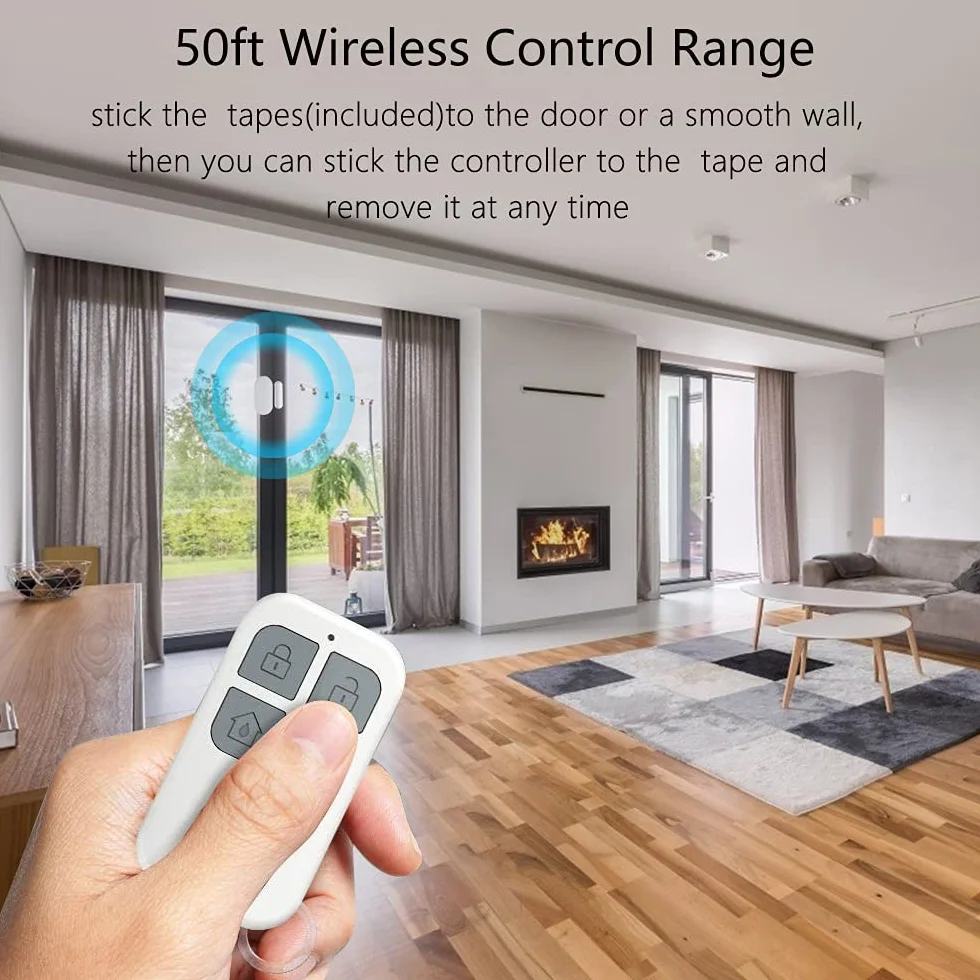 Alarma Puerta, eMylo Alarmas para Puertas con Alarma Ruidosa De 130 Db, Anti-Robo Sensor Apertura Puerta para La Seguridad De Los NiñOs Seguridad De La Tienda En El Hogar(2 Paquete)