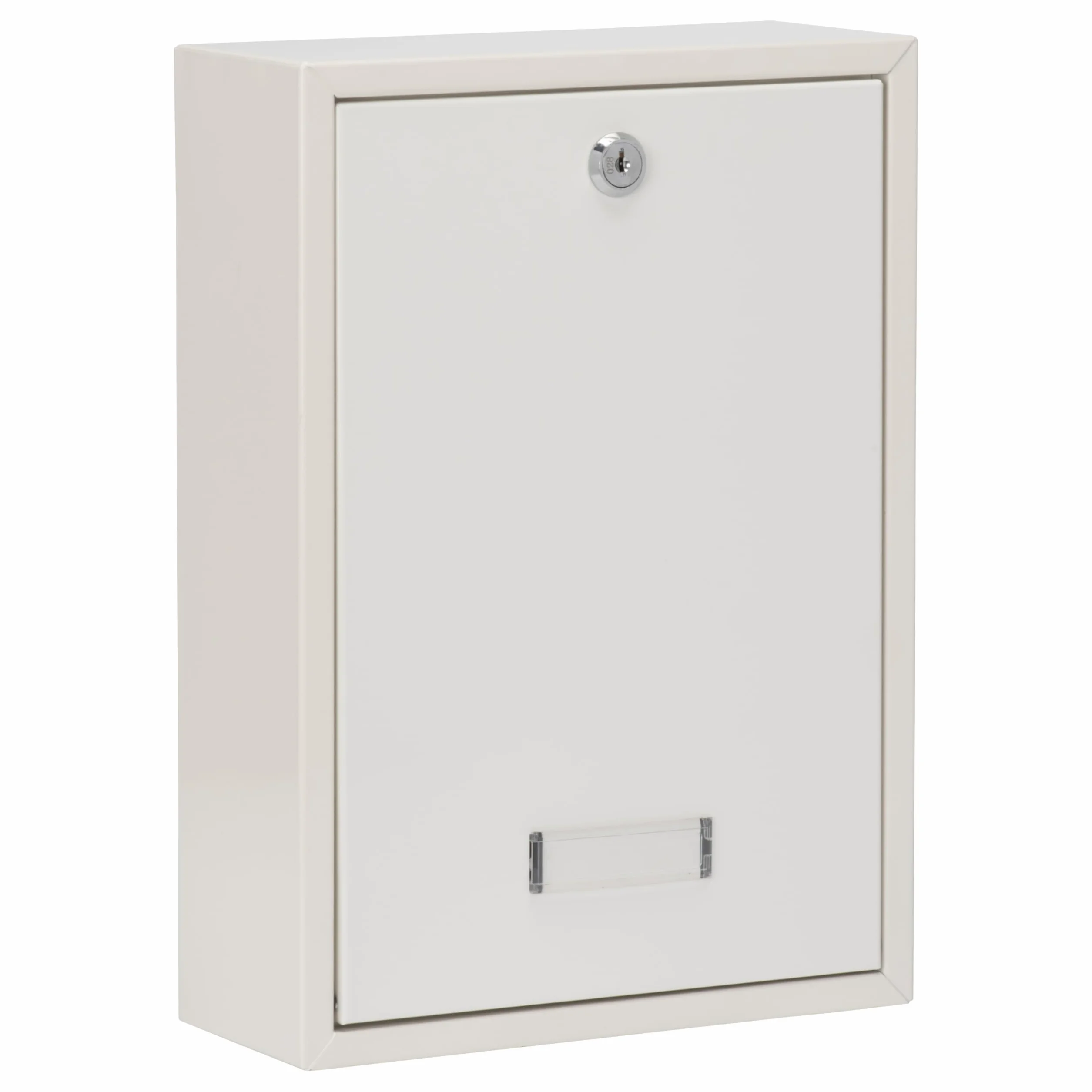 G2 trading 19 - Buzón para interiores (tamaño grande, acero), color blanco