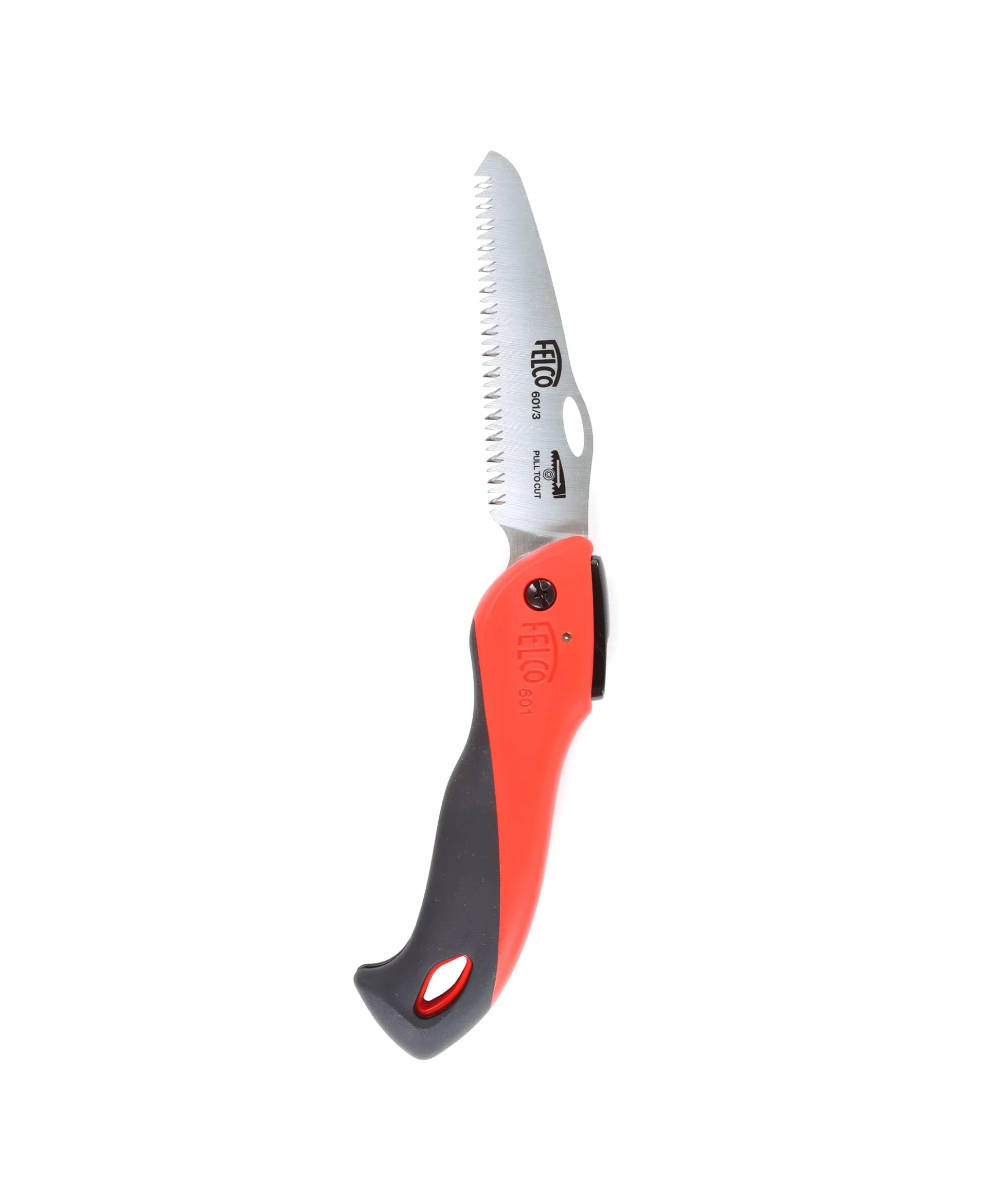 FELCO 601 sierra plegable hoja recta 120 mm, mango soft touch, corte 60 mm, ambidiestra, para viñedo y exterior