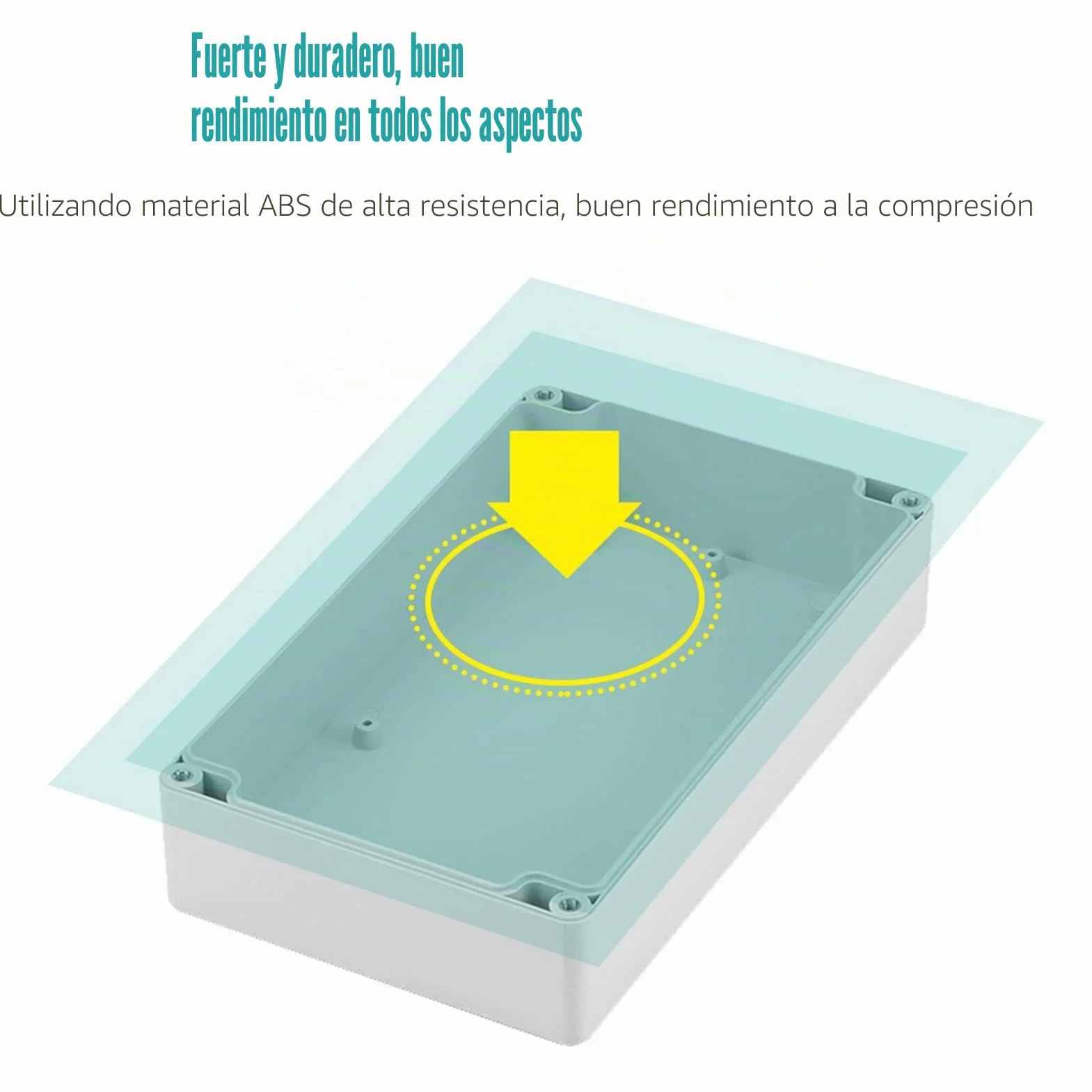 Caja Estanca ABS IP65 158 x 90 x 60mm Carcasa Proyecto Eléctrico
