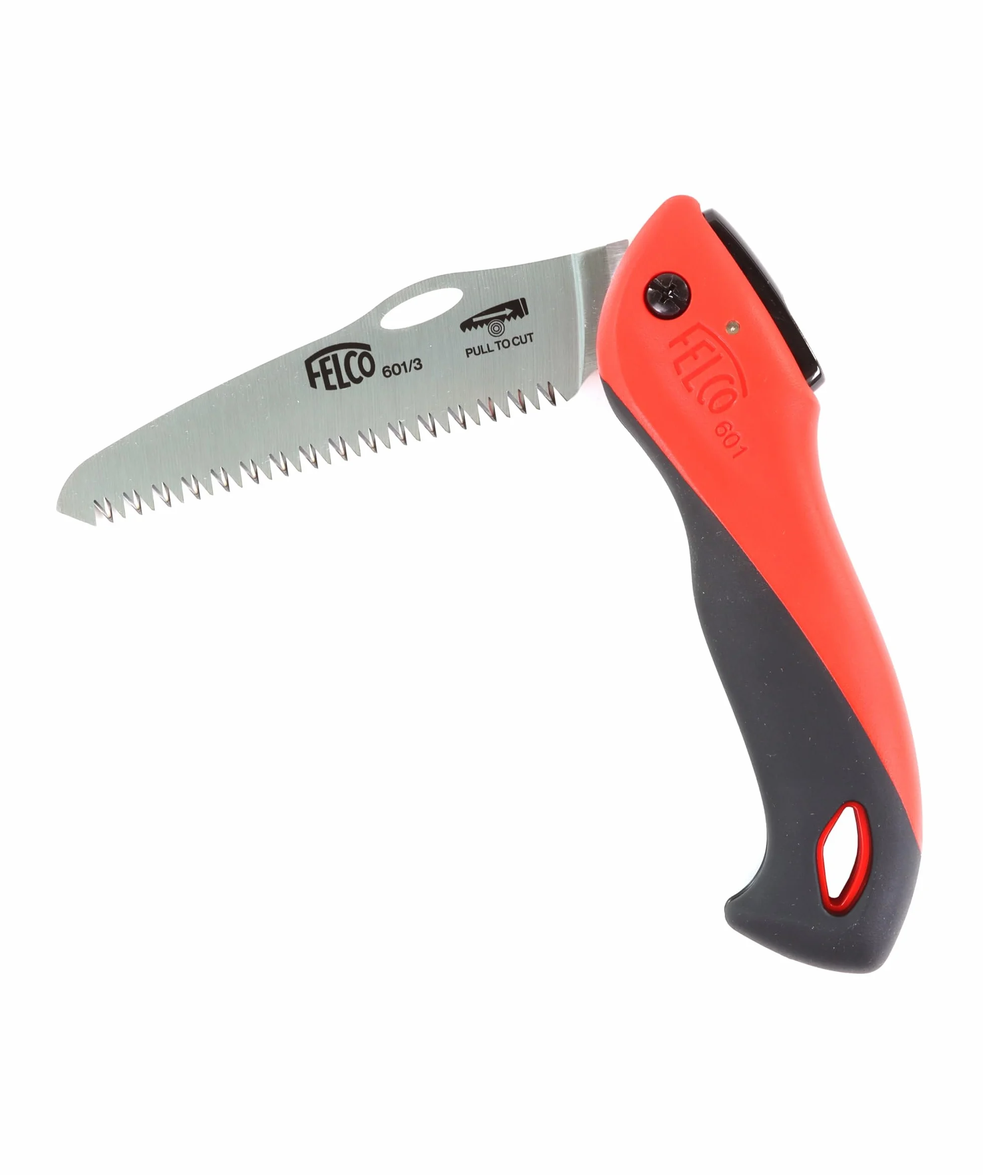 FELCO 601 sierra plegable hoja recta 120 mm, mango soft touch, corte 60 mm, ambidiestra, para viñedo y exterior