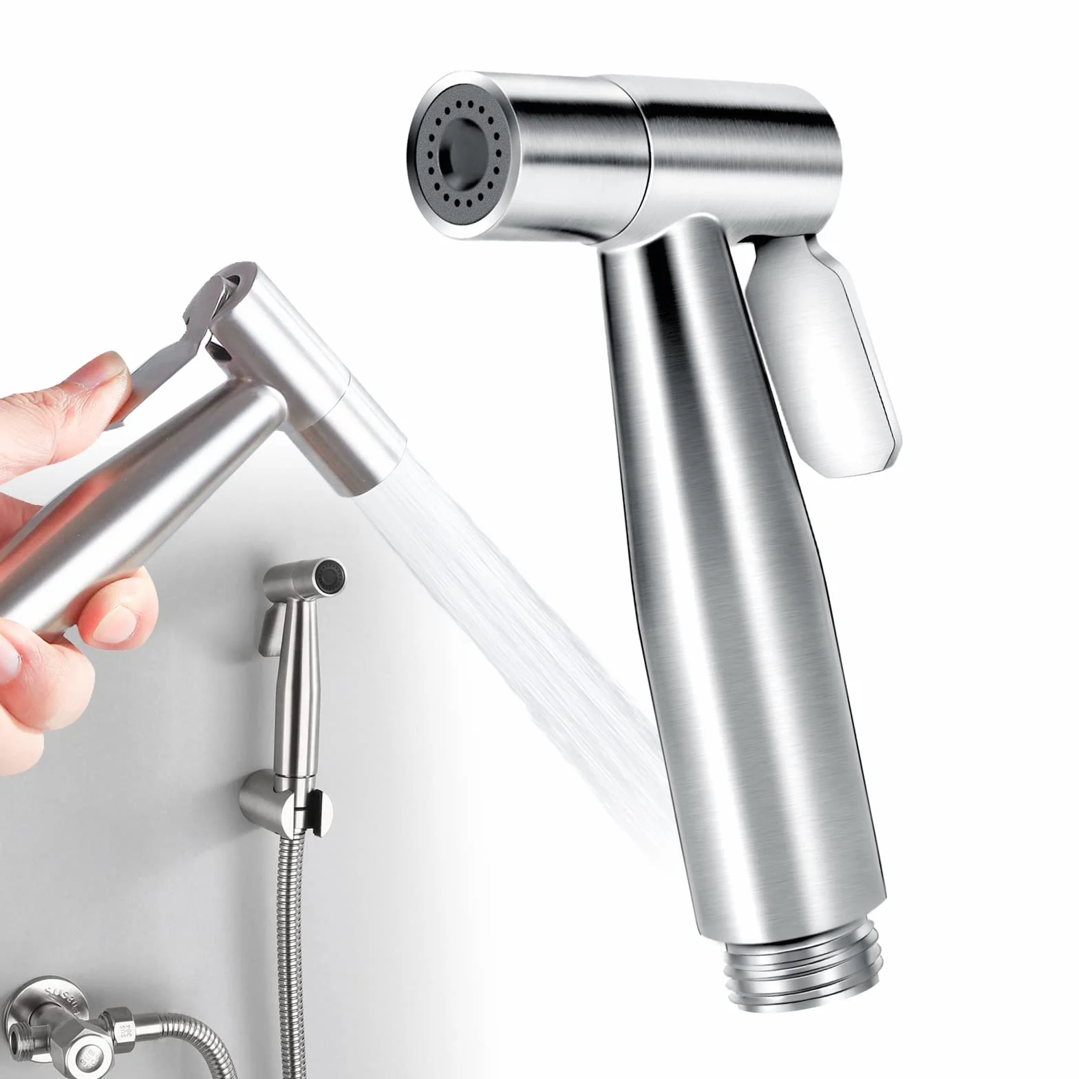 AIVORO Grifo para WC de Mano, Bidet Higienico para Inodoro
