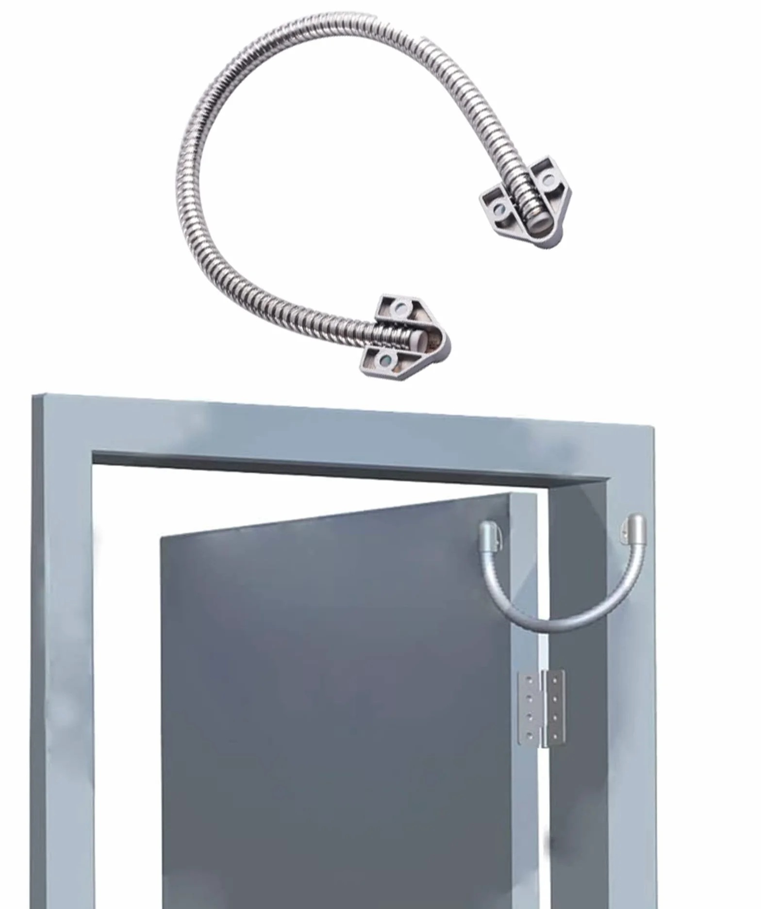 WANGCL Lazo de puerta eléctrico de montaje expuesto manga de protección de acceso cable línea de control de acceso para cerradura de puerta cerradura de acero inoxidable protector de línea de acceso