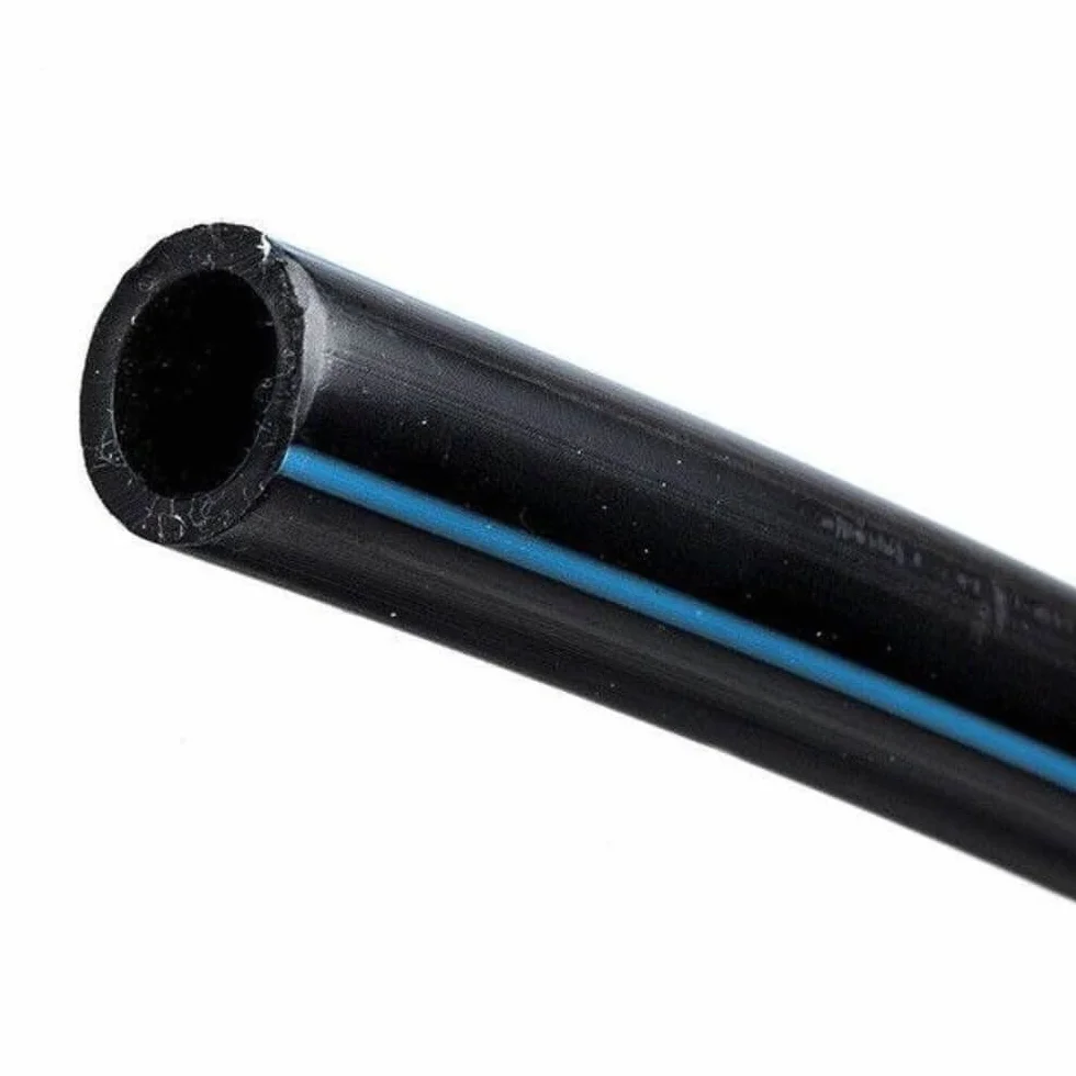 Suinga Tuberia agua potable 20mm 10 bar 25m | Tuberia 20 mm PE100 Alimentaria alta densidad | Tuberia Polietileno banda azul AENOR, negro