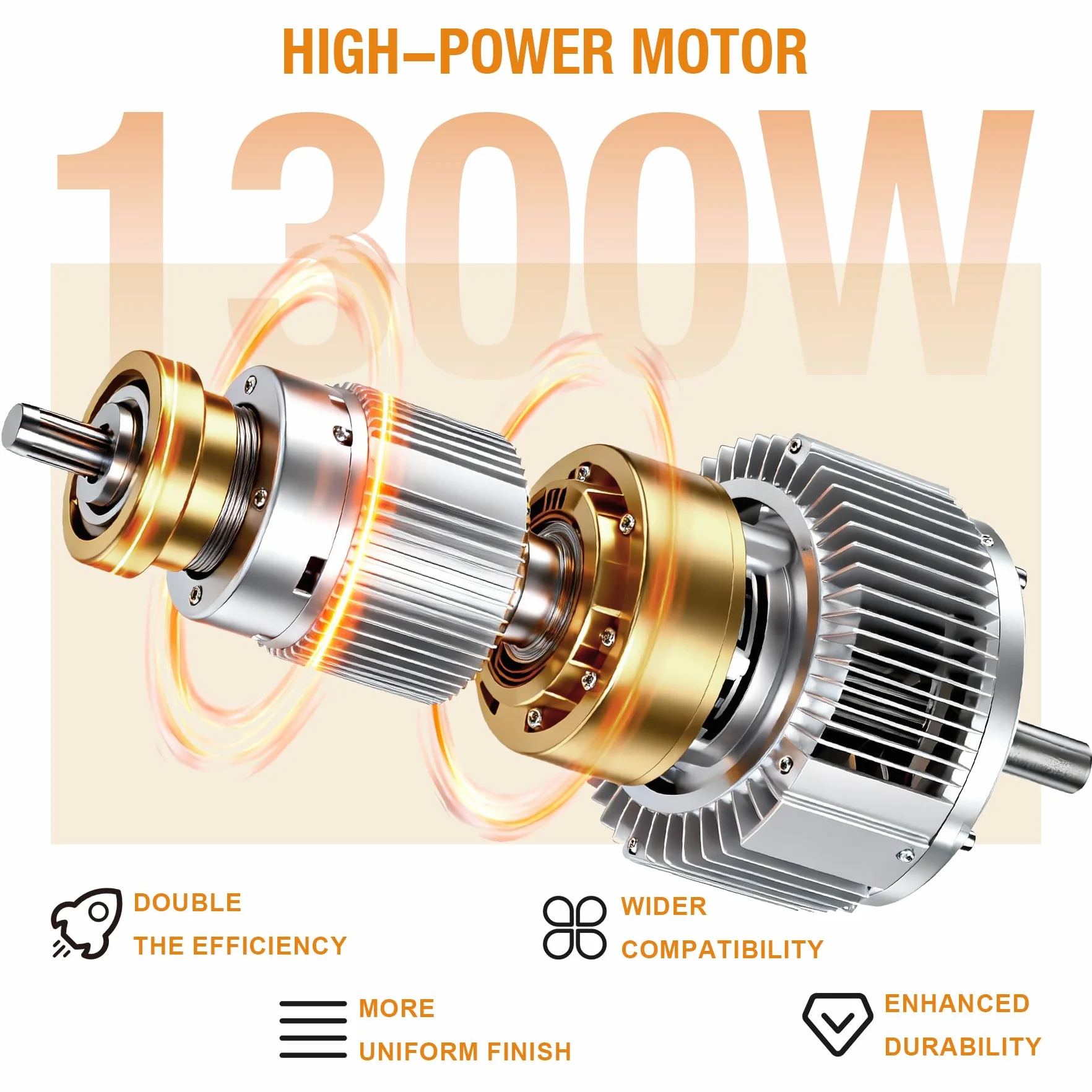 MAXXT Pistola Eléctrica de Pintura Airless, 1300W, Pulverizador para Vallas, Muebles, Paredes y Puertas