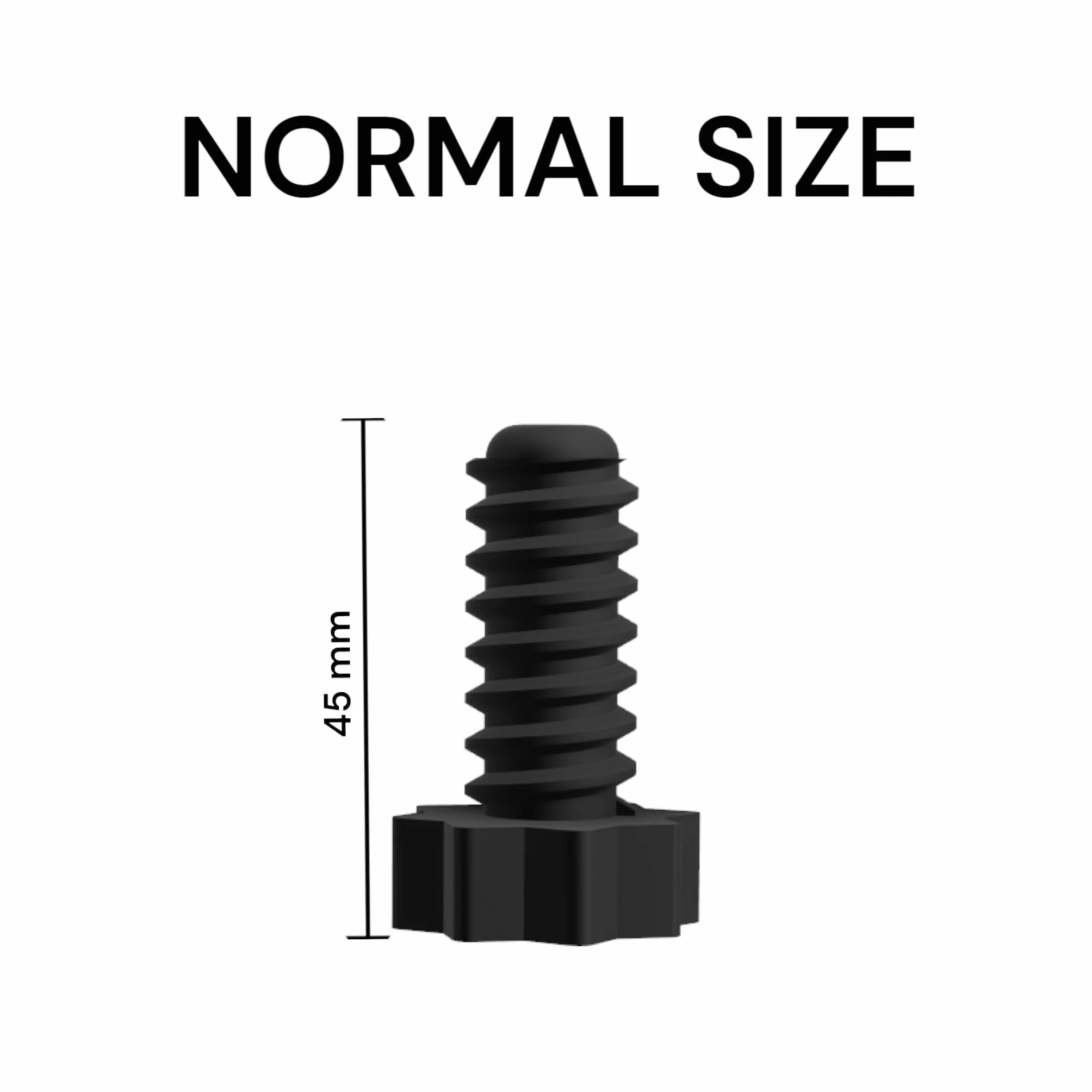 Tornillos de repuesto para salón de jardín, compatible con Allibert by Keter, perno de 8 caras, para silla y muebles de jardín de ratán (10, estándar (45 mm)