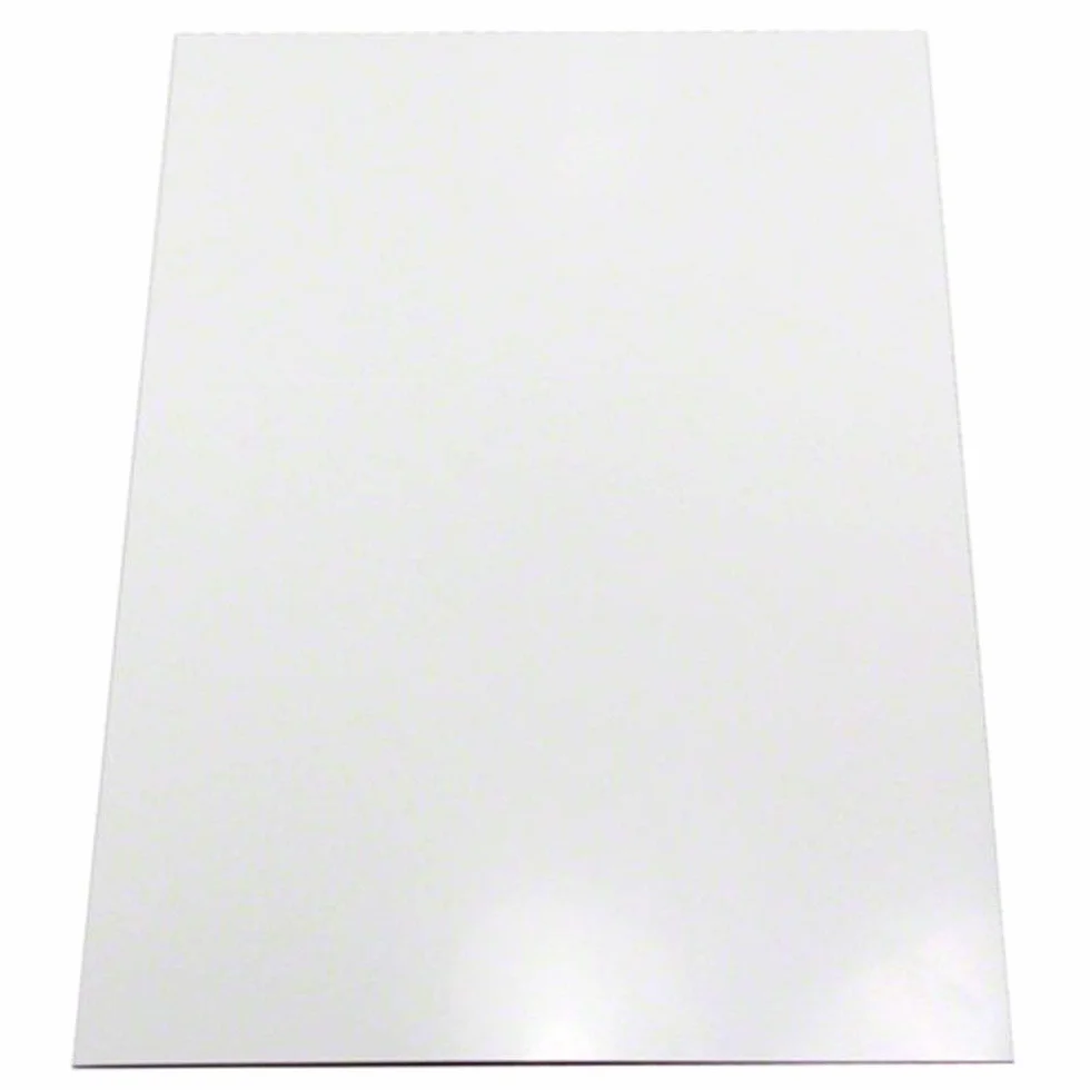 Ferroflex® A4 Lámina Ferrosa Flexible - 3m™ Autoadhesivo Y Superficie De Toallita Seca Blanca Brillante (1 Hoja)