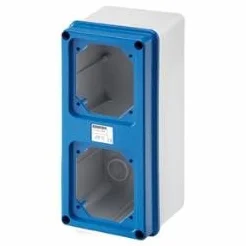 Gewiss GW66741N Azul caja de tomacorriente - Caja registradora