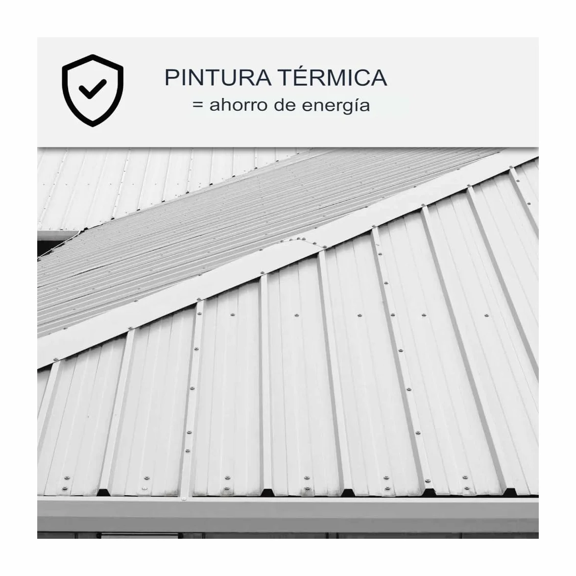 ARCANE INDUSTRIES Pintura para tejados de chapa, anticalor y anticorrosión - ARCAREFLECT ANTICO - 20 kg Blanco