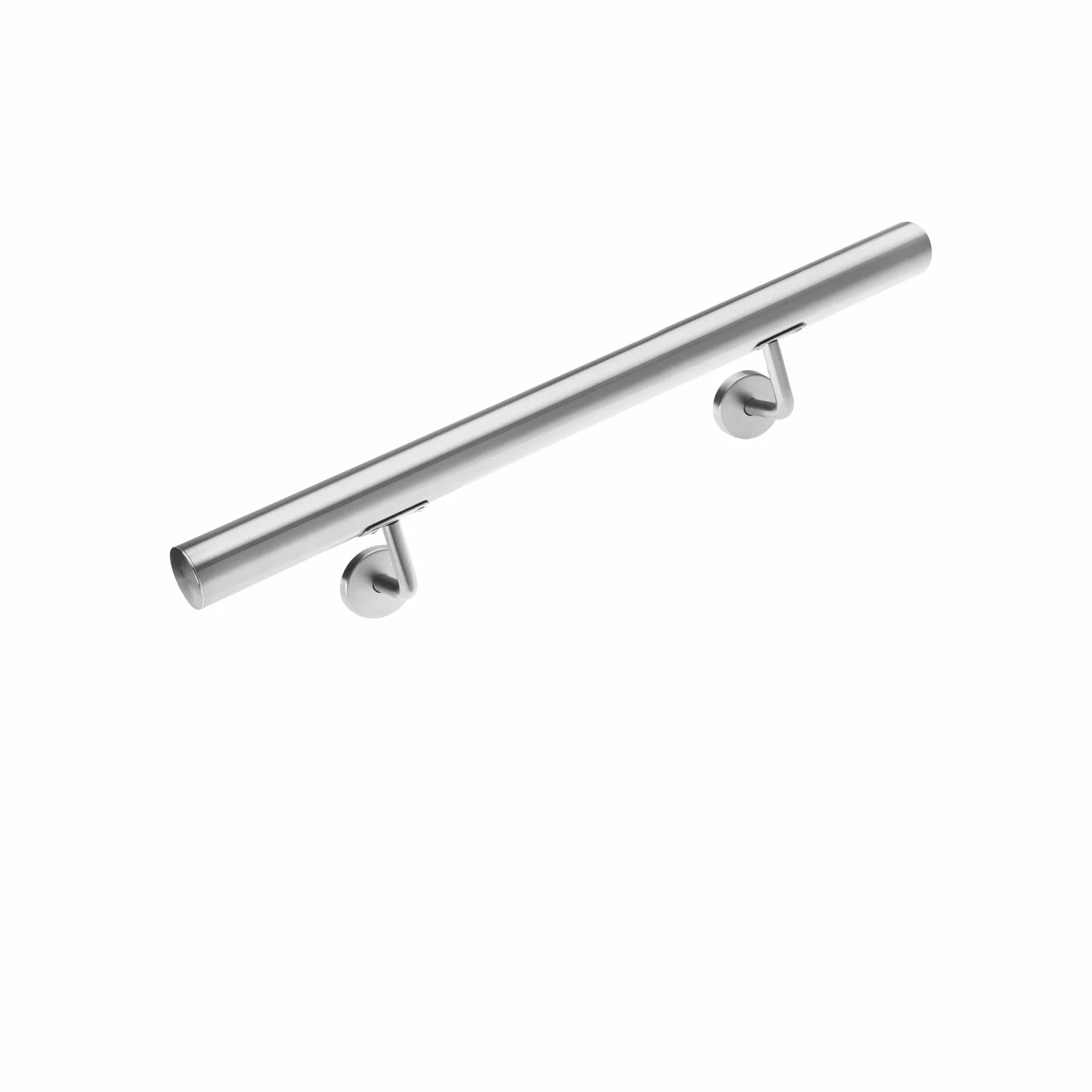 Monzana Pasamanos de Acero Inoxidable Barandilla de Pared para Escalera 50cm Soporte Pared Interior Exterior